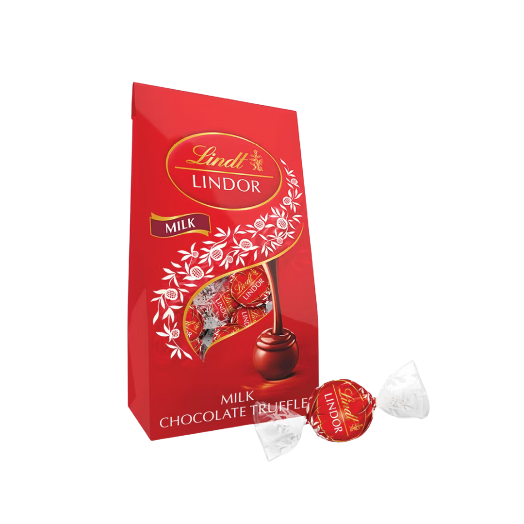 Lindt LINDOR Milk Chocolate Truffles Bag (5.1oz) by Farmacias Savia