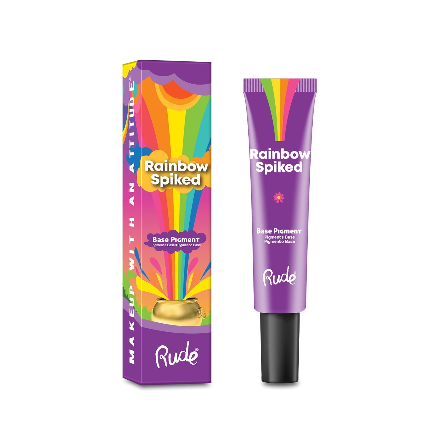 RUDE Rainbow Spiked Vibrant Colors Base Pigment - Violet - DestGlow