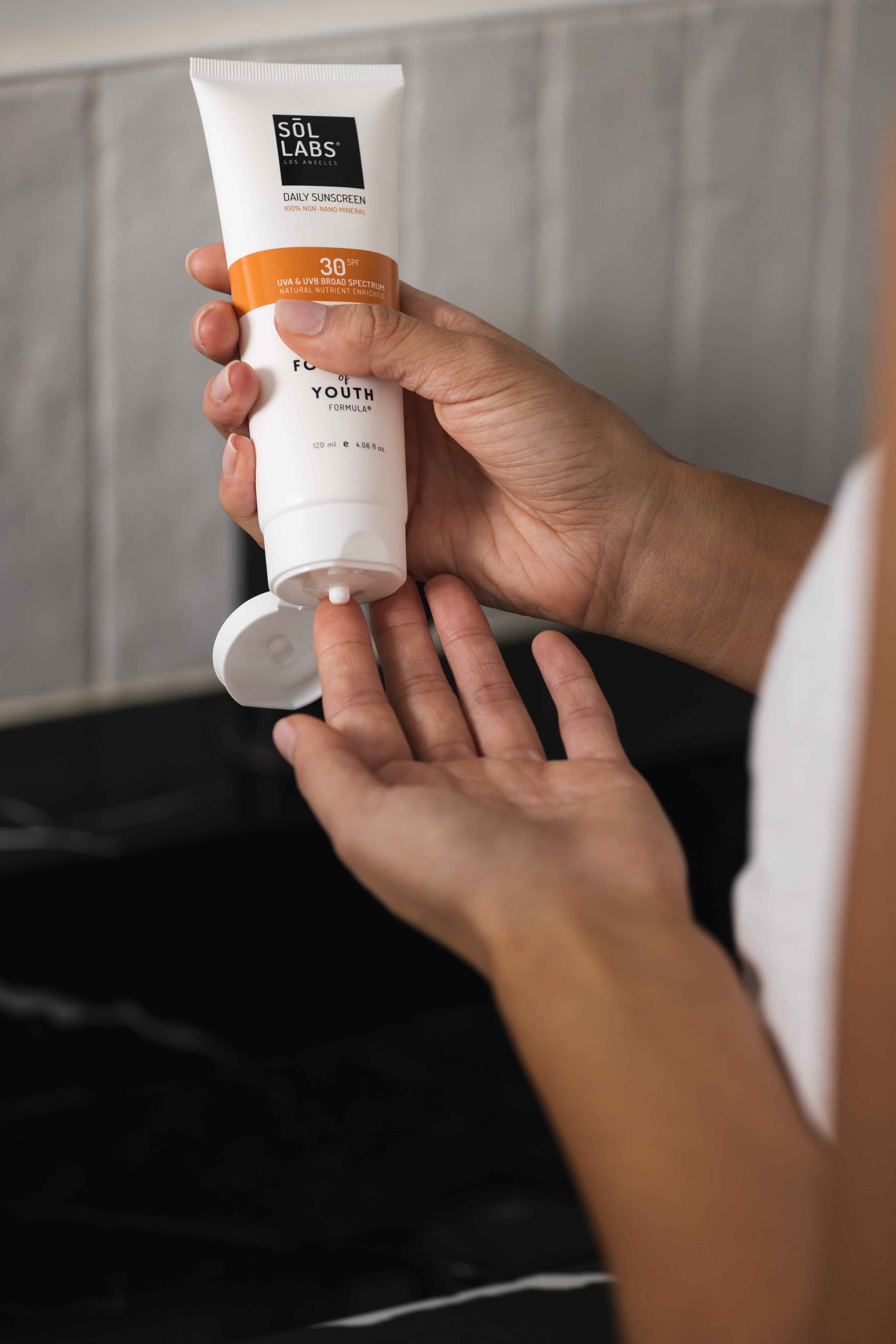 SOL LABS® Natural Mineral SPF 30 Daily Sunscreen Lotion - Broad Spectrum UVA/UVB Protection & Hydrating Formula