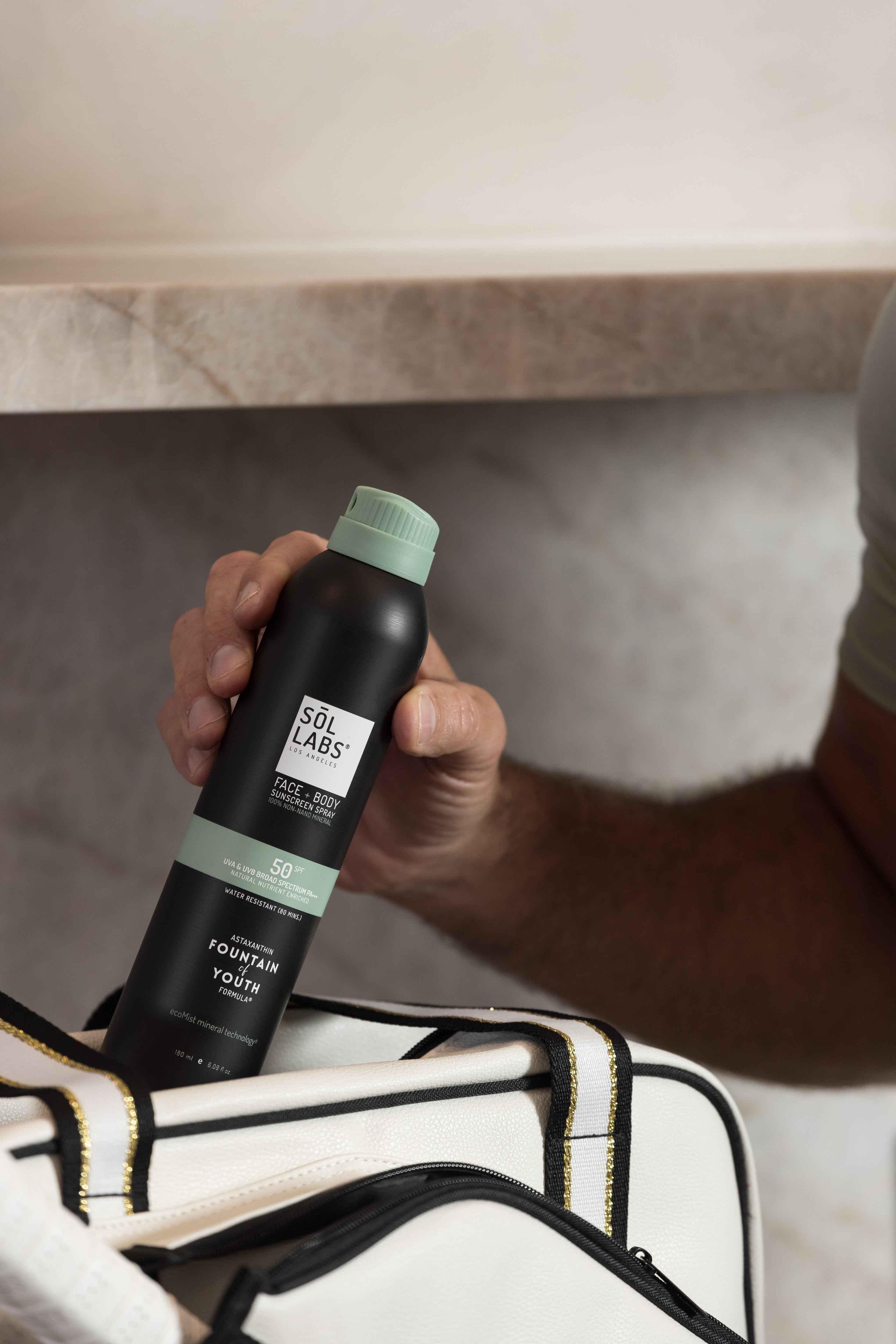 SOL LABS® Natural Mineral SPF 50 Sheer Mist - Broad Spectrum UVA/UVB Protection & Hydrating Formula