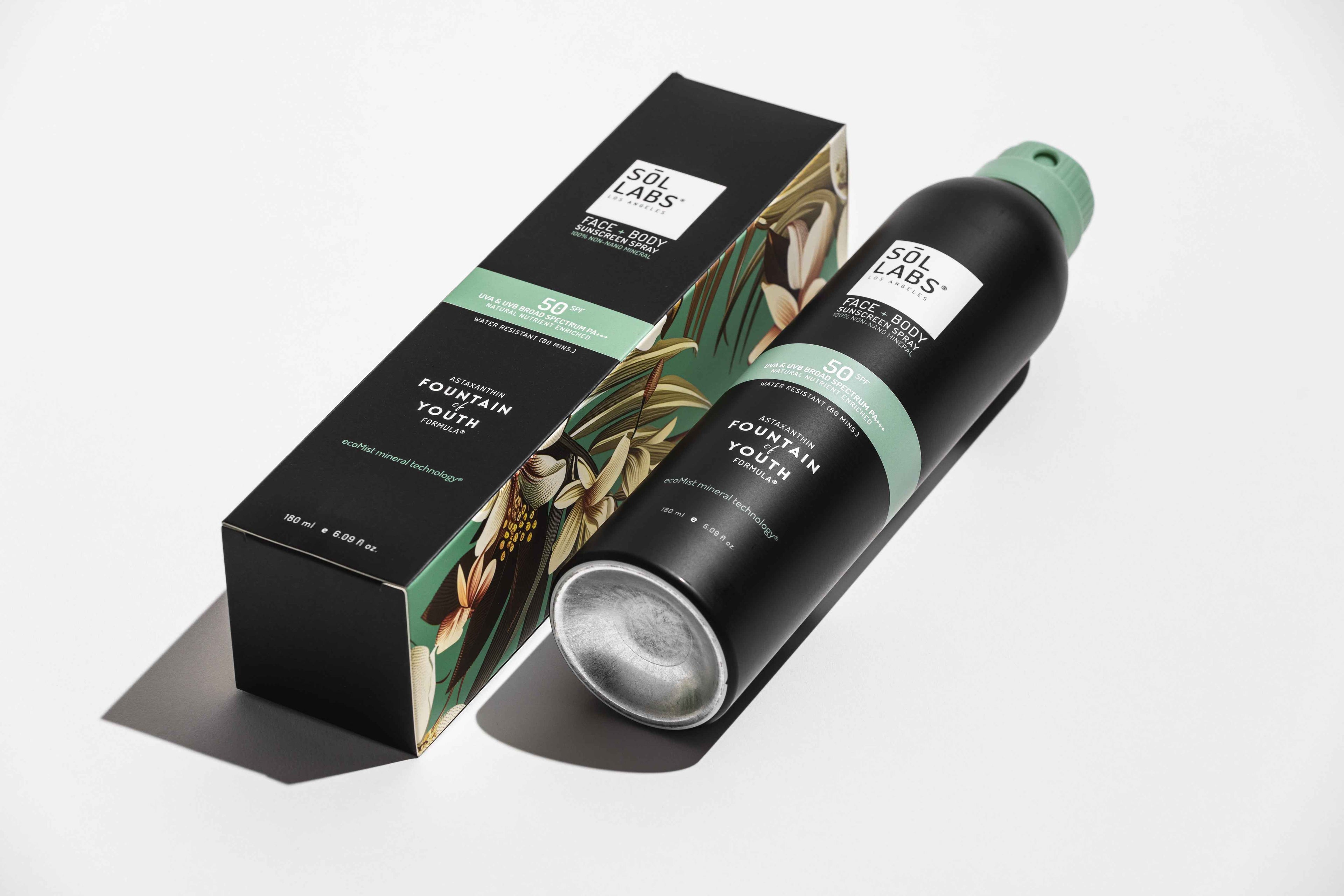 SOL LABS® Natural Mineral SPF 50 Sheer Mist - Broad Spectrum UVA/UVB Protection & Hydrating Formula