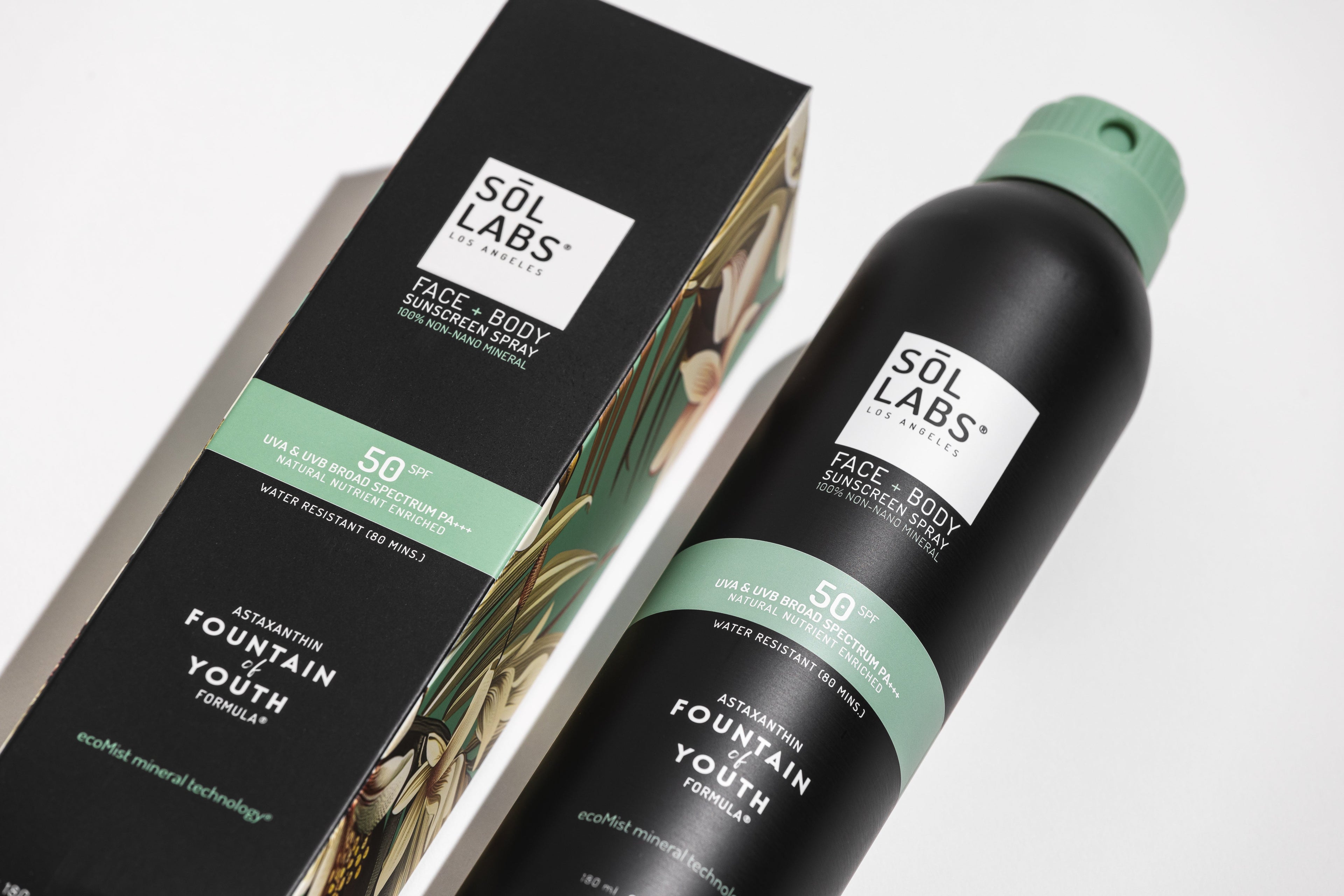 SOL LABS® Natural Mineral SPF 50 Sheer Mist - Broad Spectrum UVA/UVB Protection & Hydrating Formula by SOL LABS