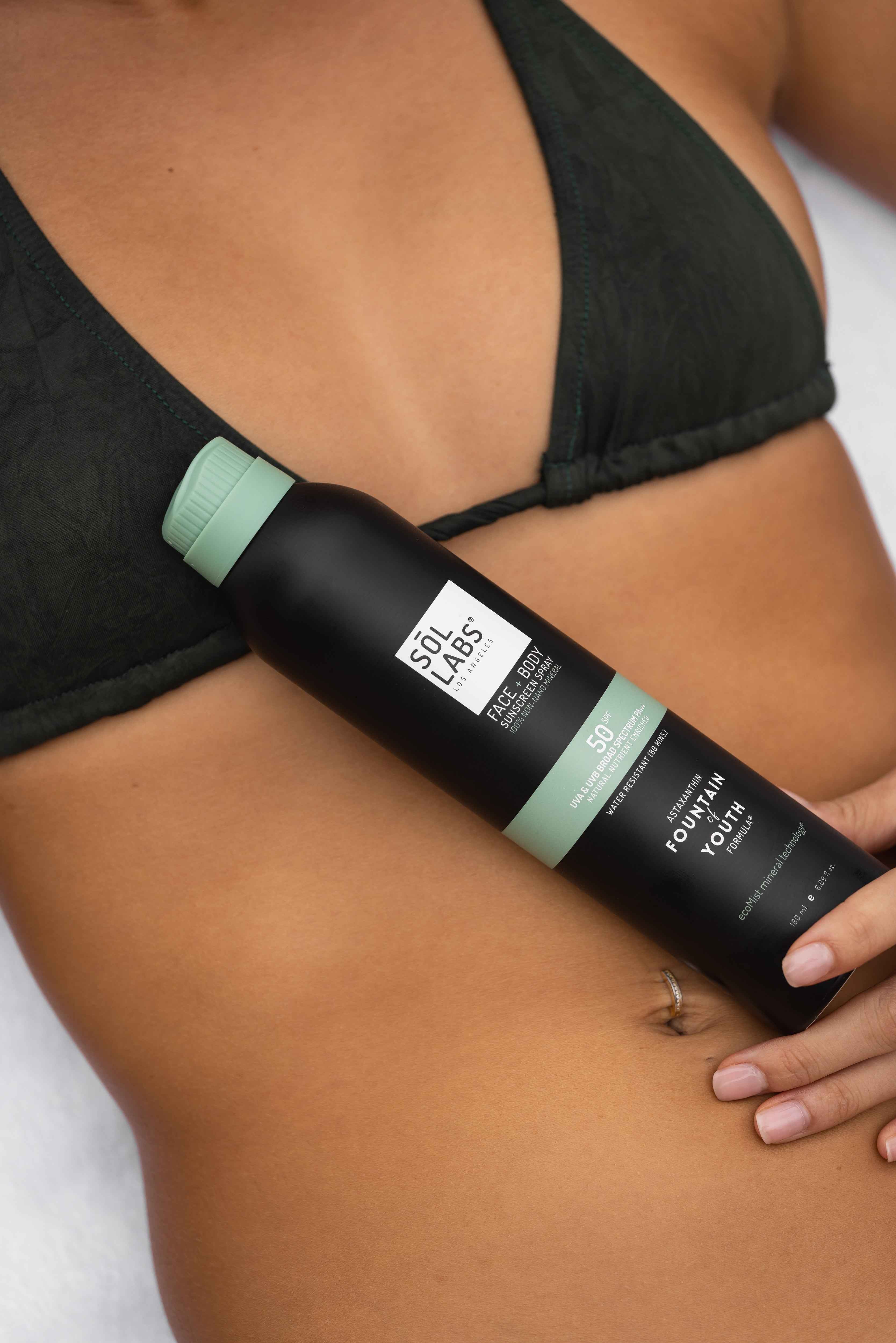 SOL LABS® Natural Mineral SPF 50 Sheer Mist - Broad Spectrum UVA/UVB Protection & Hydrating Formula