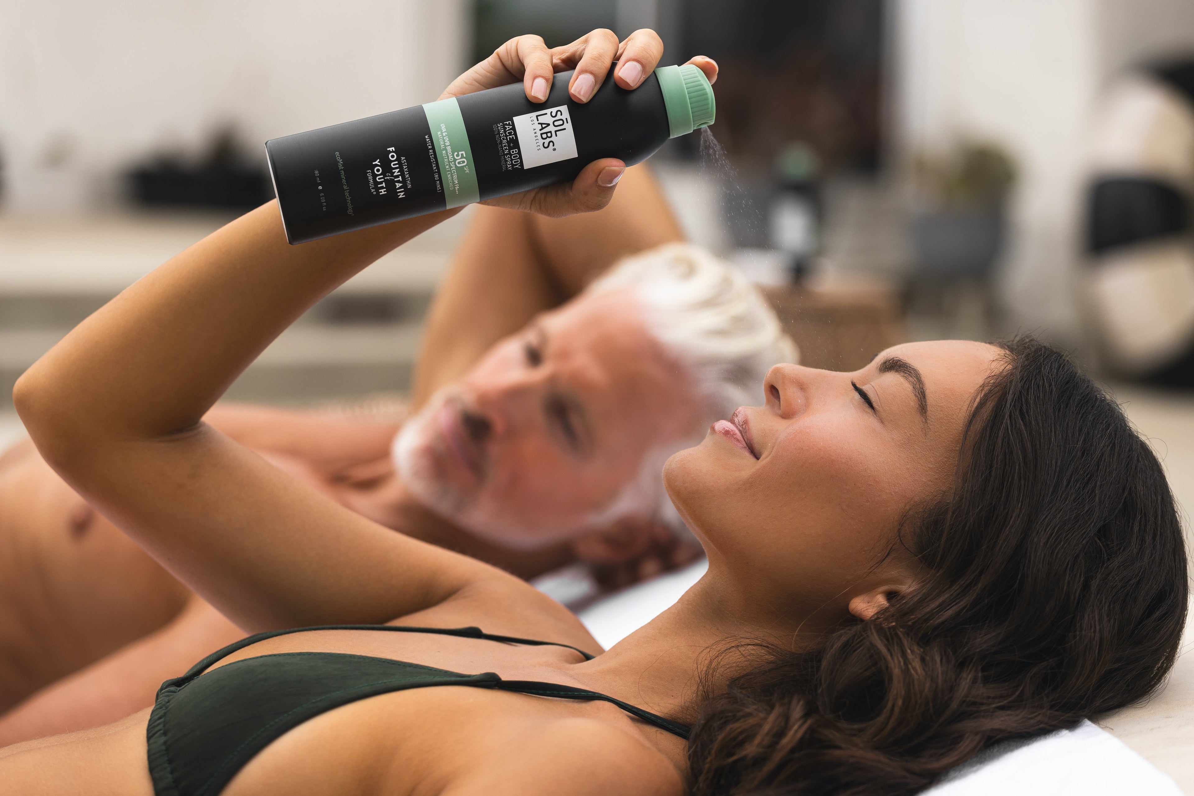 SOL LABS® Natural Mineral SPF 50 Sheer Mist - Broad Spectrum UVA/UVB Protection & Hydrating Formula by SOL LABS