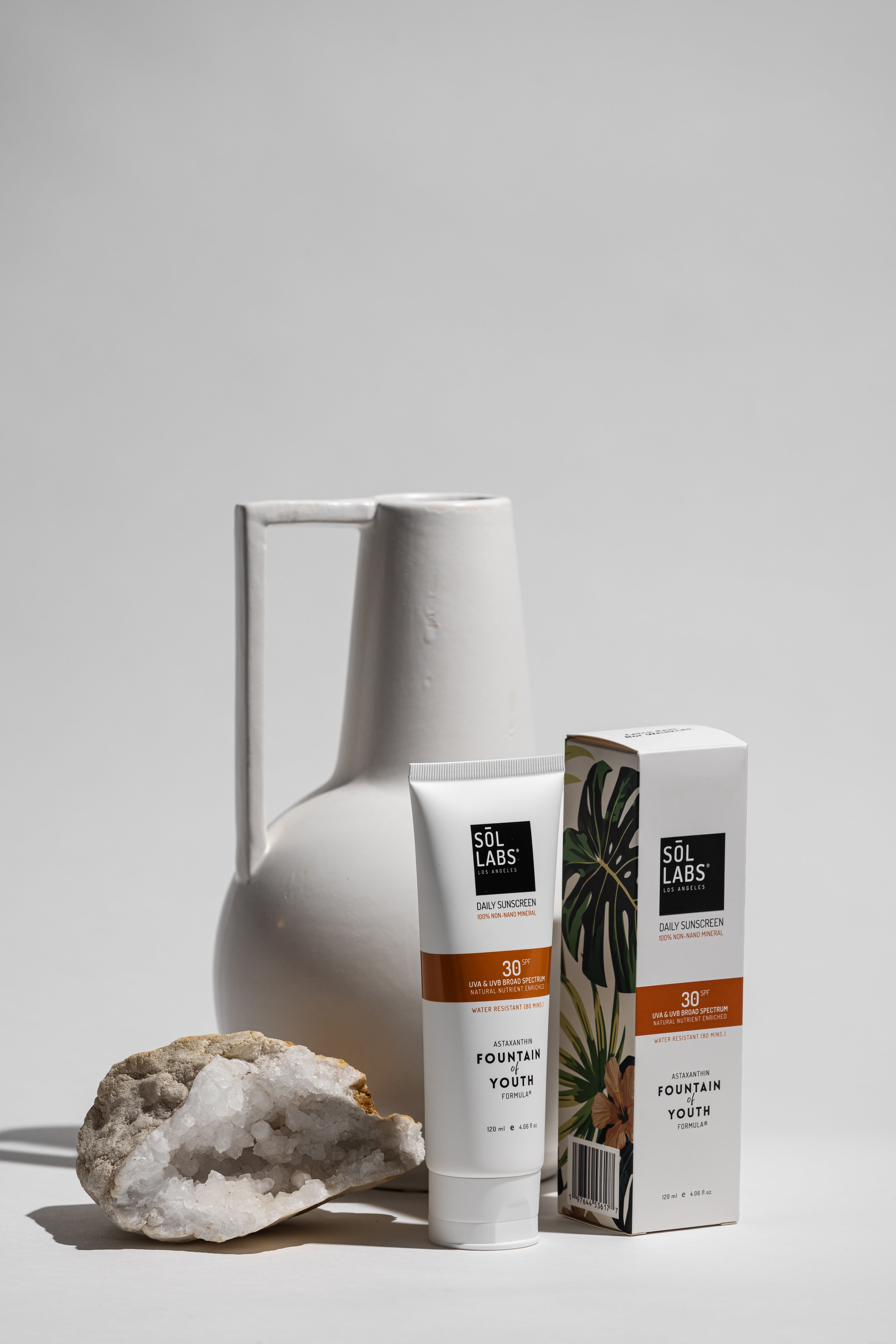 SOL LABS® Natural Mineral SPF 30 Daily Sunscreen Lotion - Broad Spectrum UVA/UVB Protection & Hydrating Formula by SOL LABS