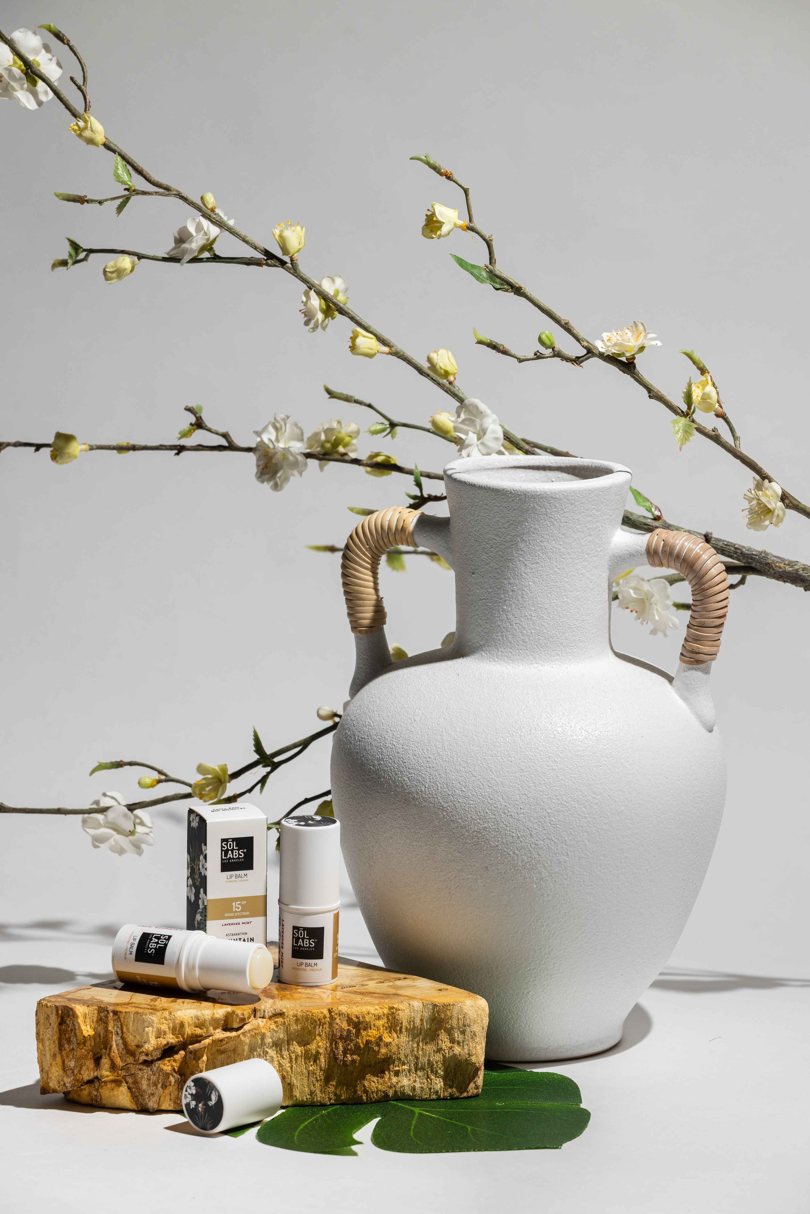 SOL LABS® SPF 15 Hydrating Lavender Mint Lip Balm: Natural, Nourishing & K-Beauty Inspired Sun Protection