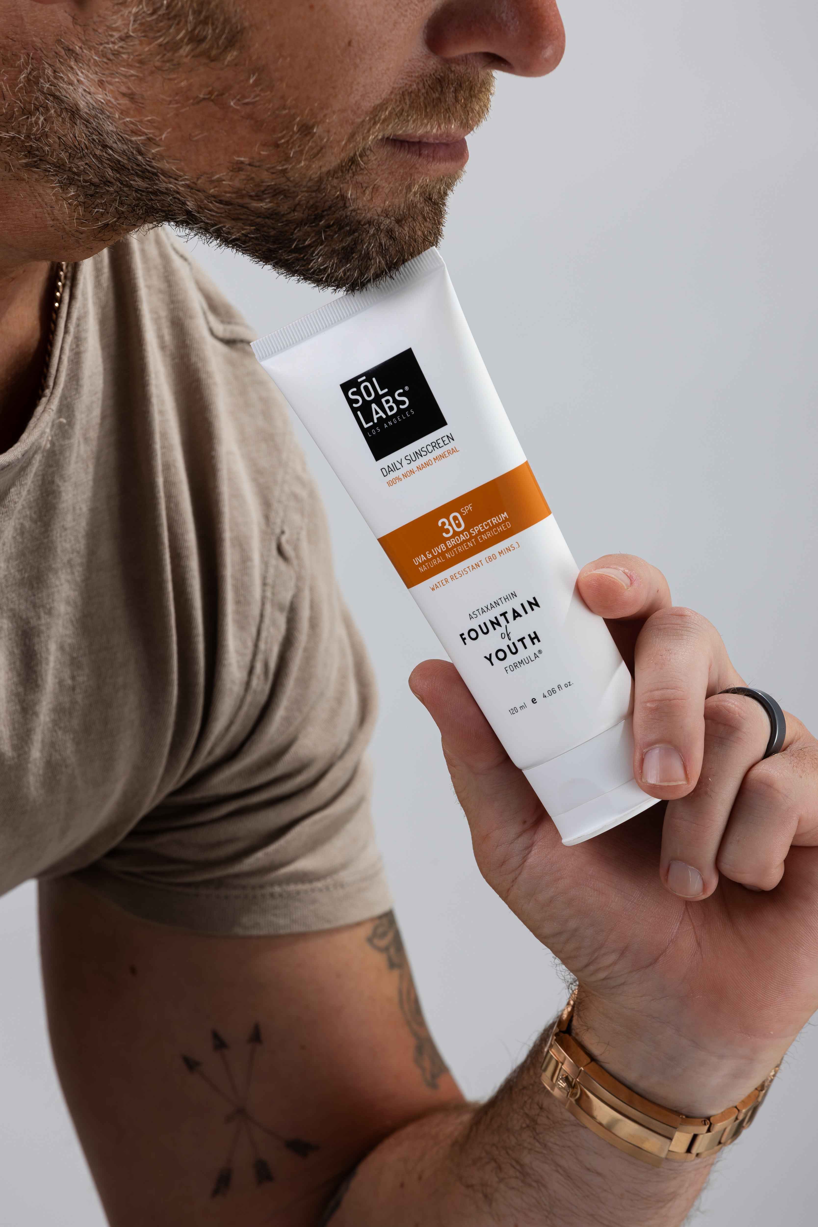 SOL LABS® Natural Mineral SPF 30 Daily Sunscreen Lotion - Broad Spectrum UVA/UVB Protection & Hydrating Formula