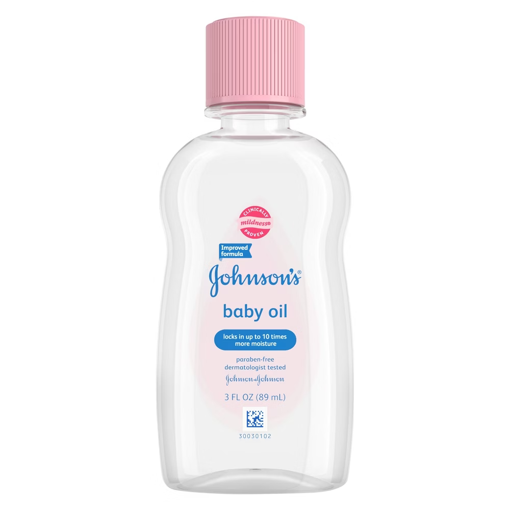 Johnsons Baby Body Moisturizing Liquid Mineral Oil (3 oz) DestGlow