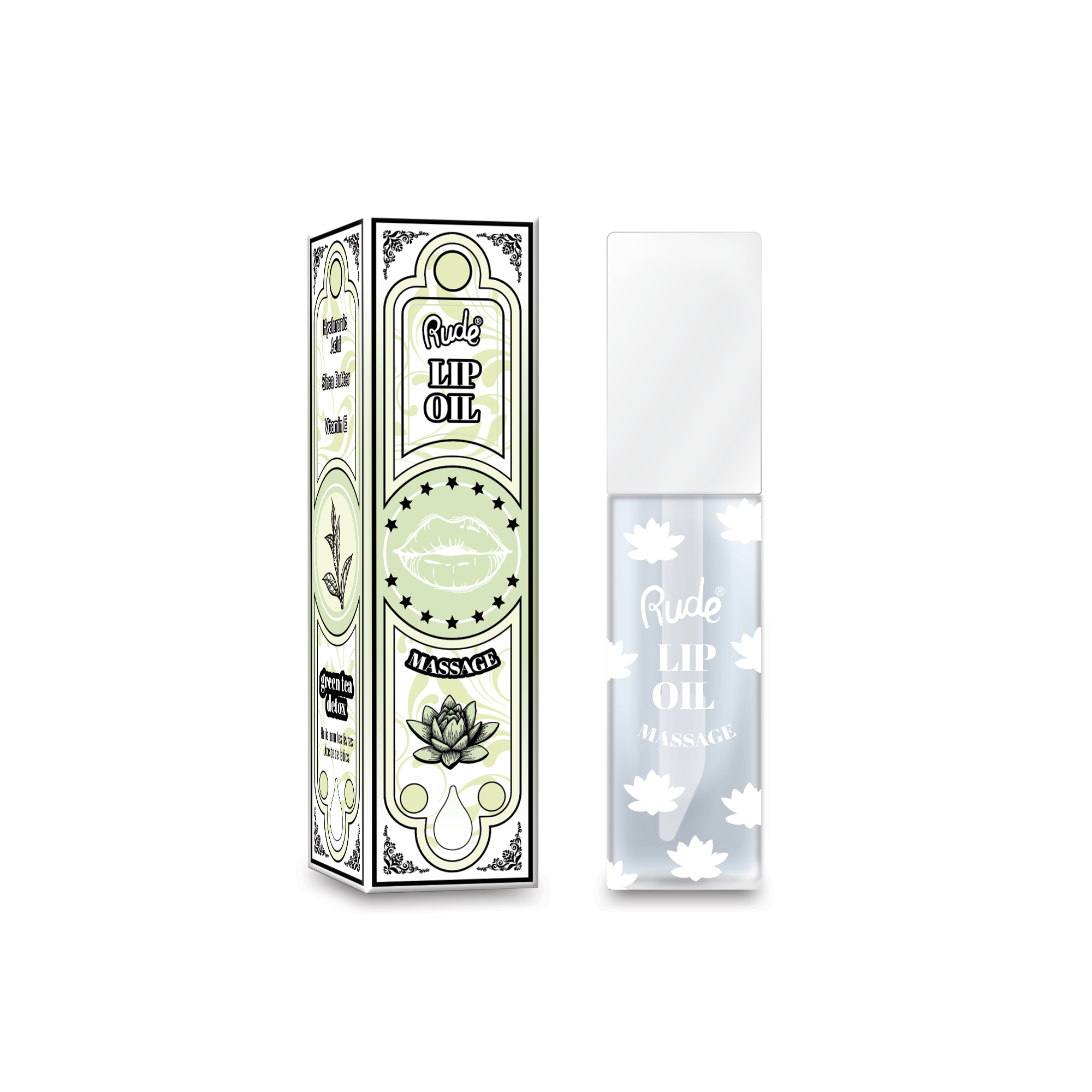 RUDE Lip Oil Massage - Green Tea Detox by Avera Group