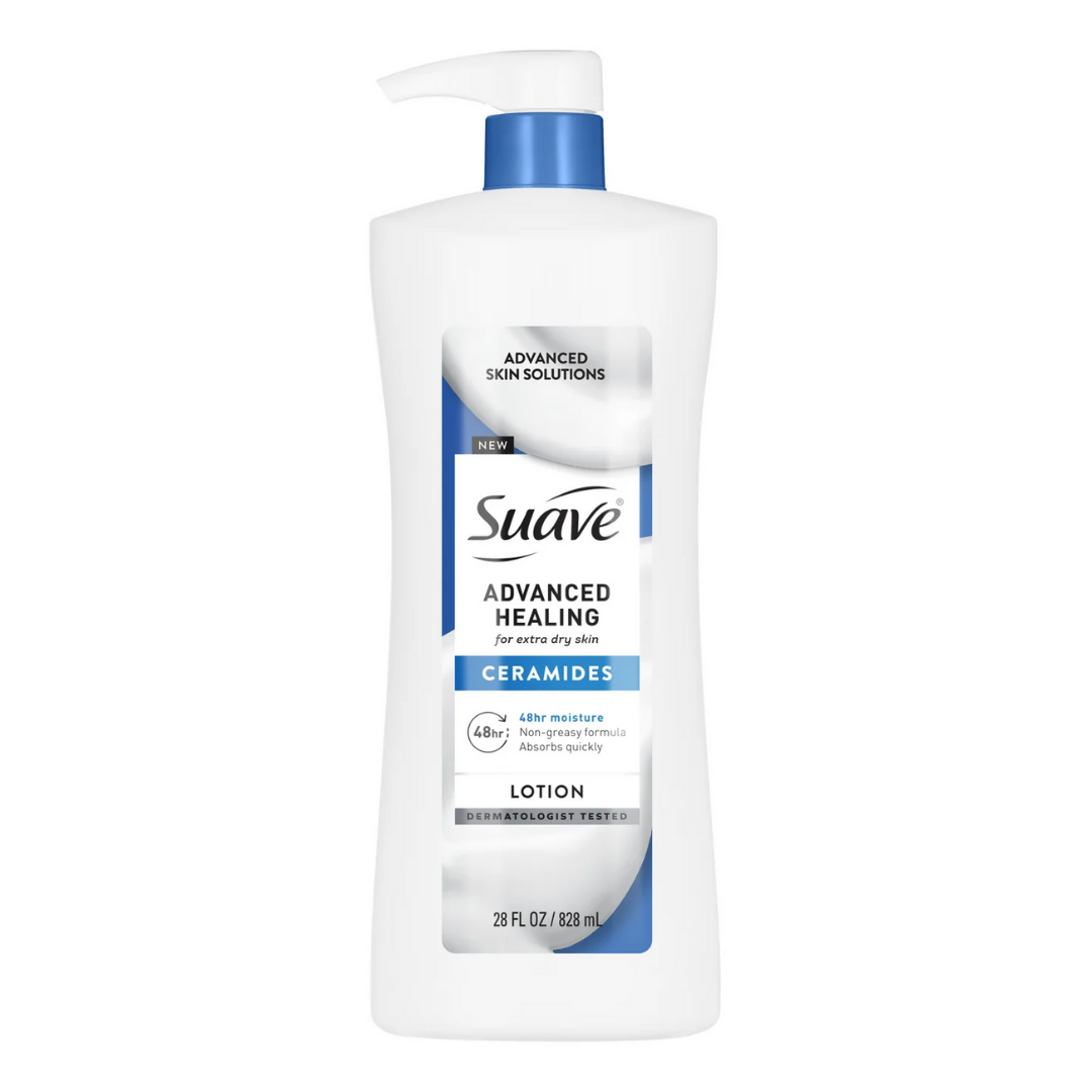 Suave Advanced Healing Body Lotion with Ceramides (28 fl oz) DestGlow