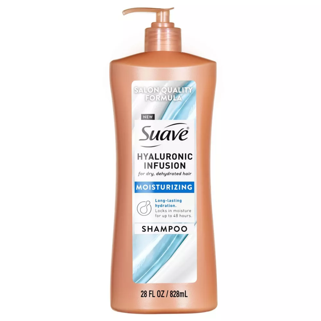 Suave Hyaluronic Infusion Moisturizing Shampoo for Dry Hair (28oz) DestGlow