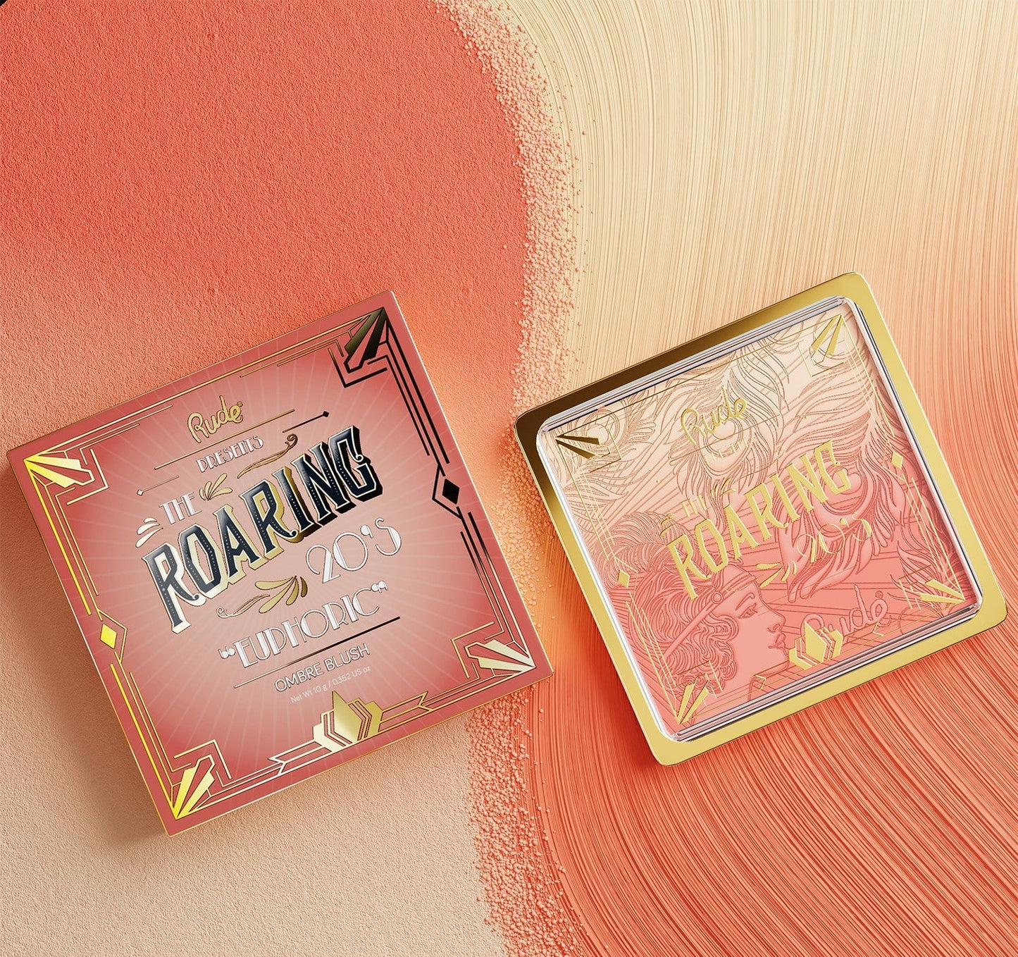 RUDE The Roaring 20's Ombre Blush - Euphoric - DestGlow