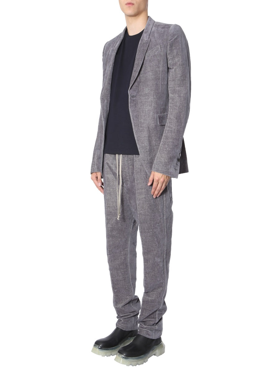 Rick Owens Men Single-Breasted Jacket by Luosophy