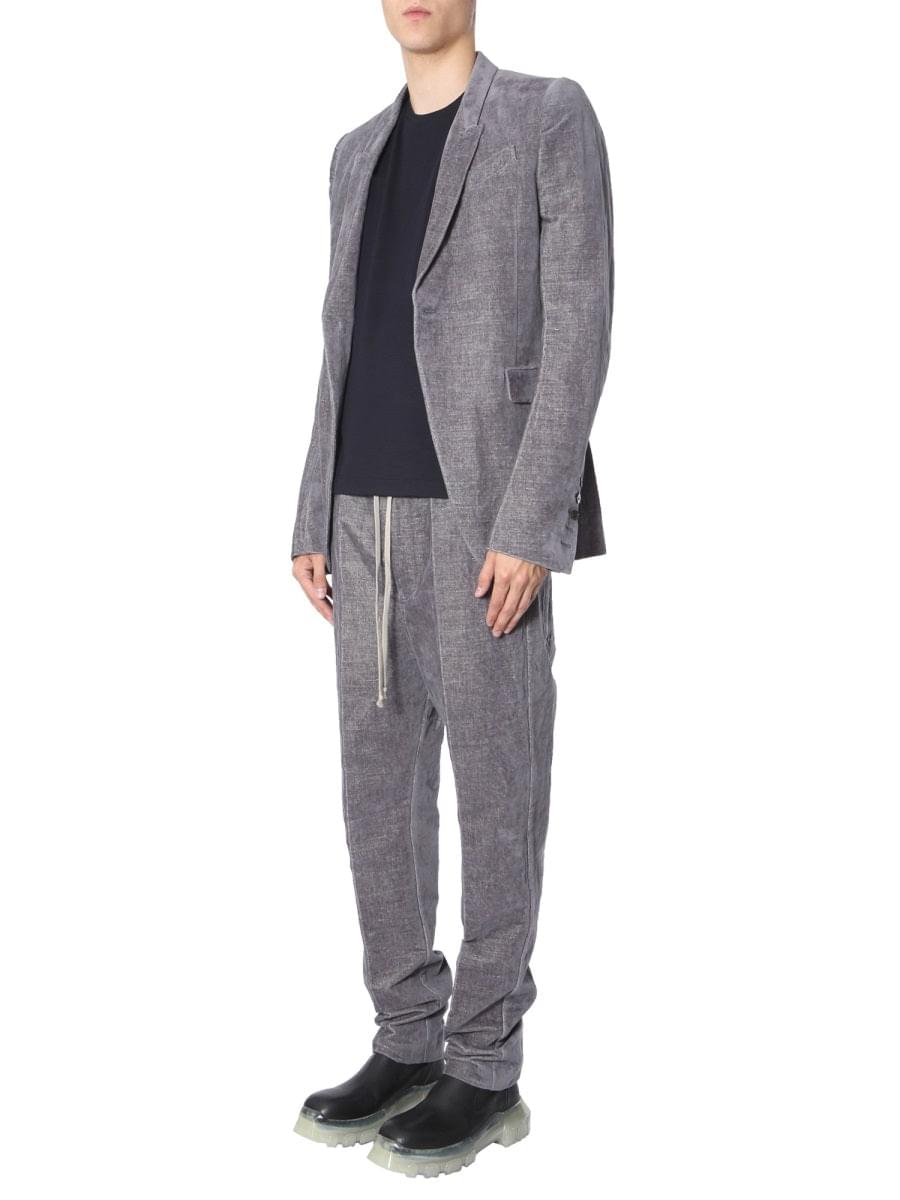 Rick Owens Men Single-Breasted Jacket DestGlow