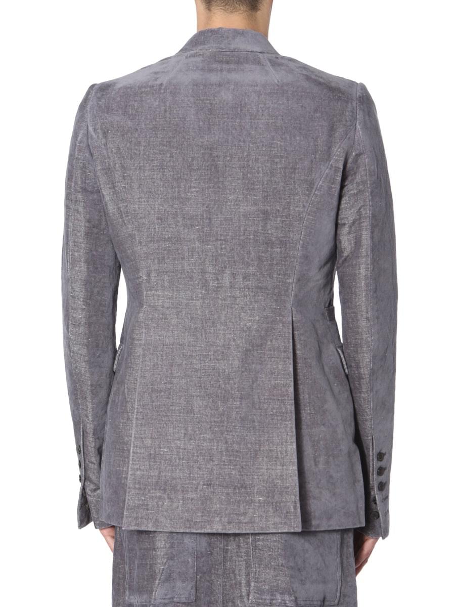 Rick Owens Men Single-Breasted Jacket DestGlow