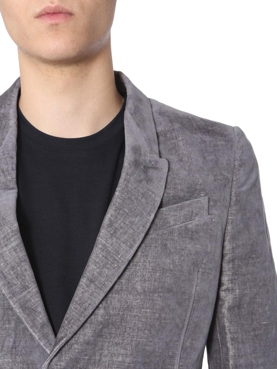 Rick Owens Men Single-Breasted Jacket DestGlow