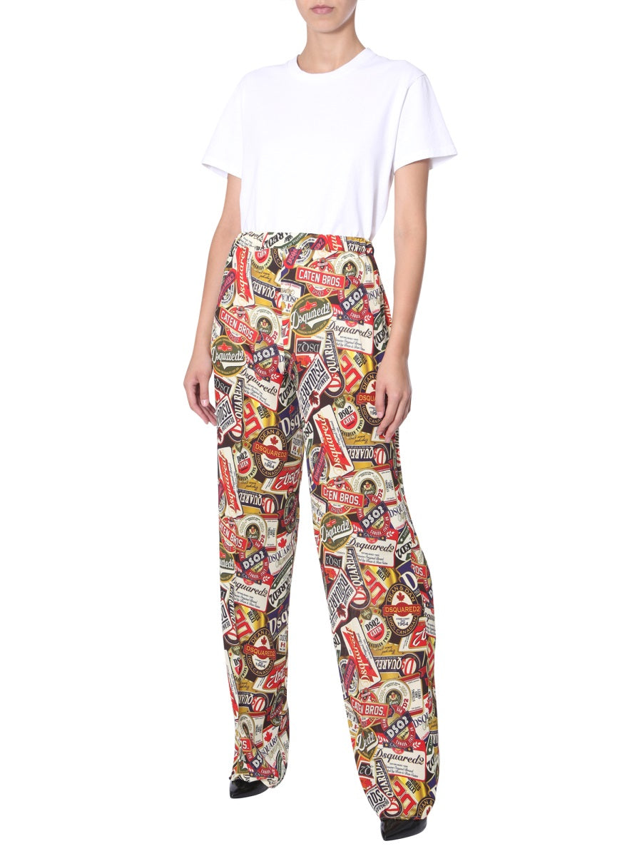Dsquared Women Wide Pants DestGlow