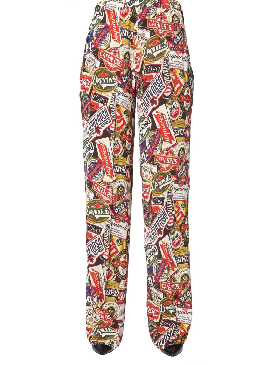 Dsquared Women Wide Pants DestGlow