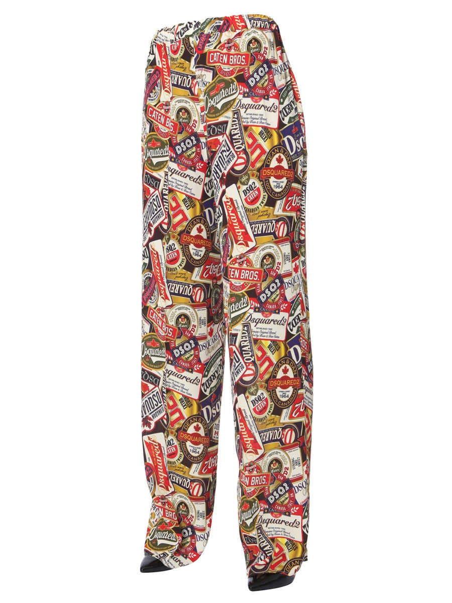 Dsquared Women Wide Pants DestGlow