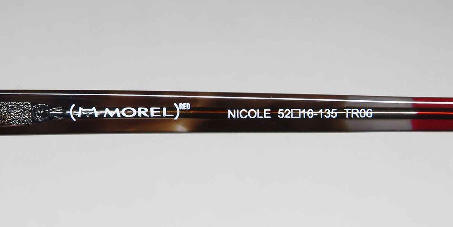 Morel Red Nicole 90038c Eyeglasses