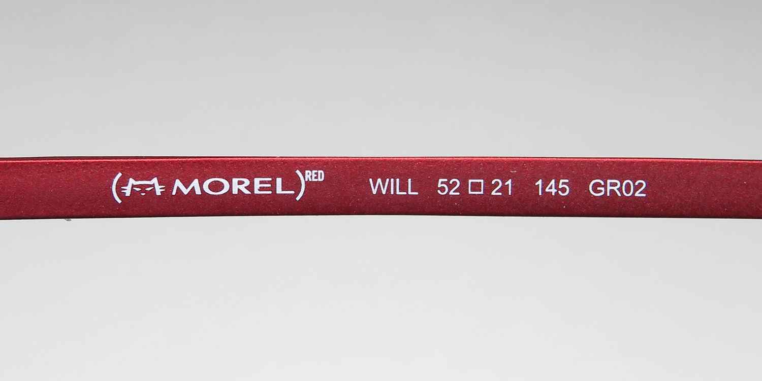 Morel Red Will 90014c Eyeglasses