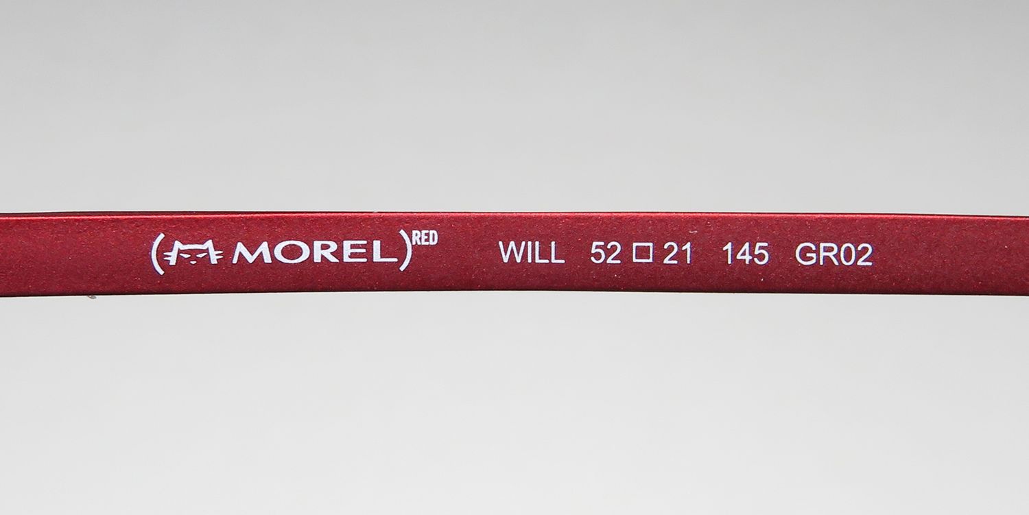 Morel Red Will 90014c Eyeglasses by ModaFrames