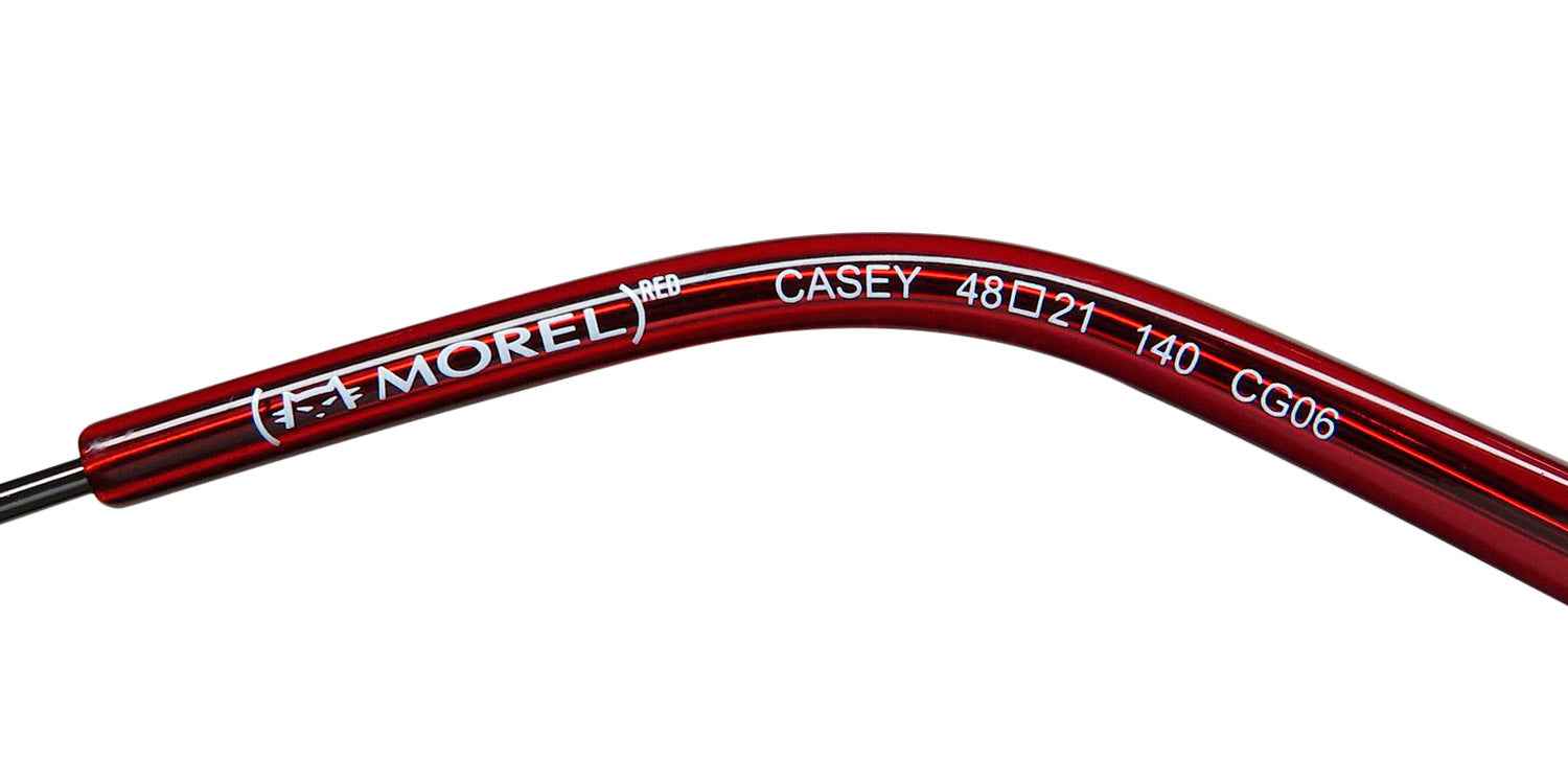 Morel Red Casey 90015c Eyeglasses