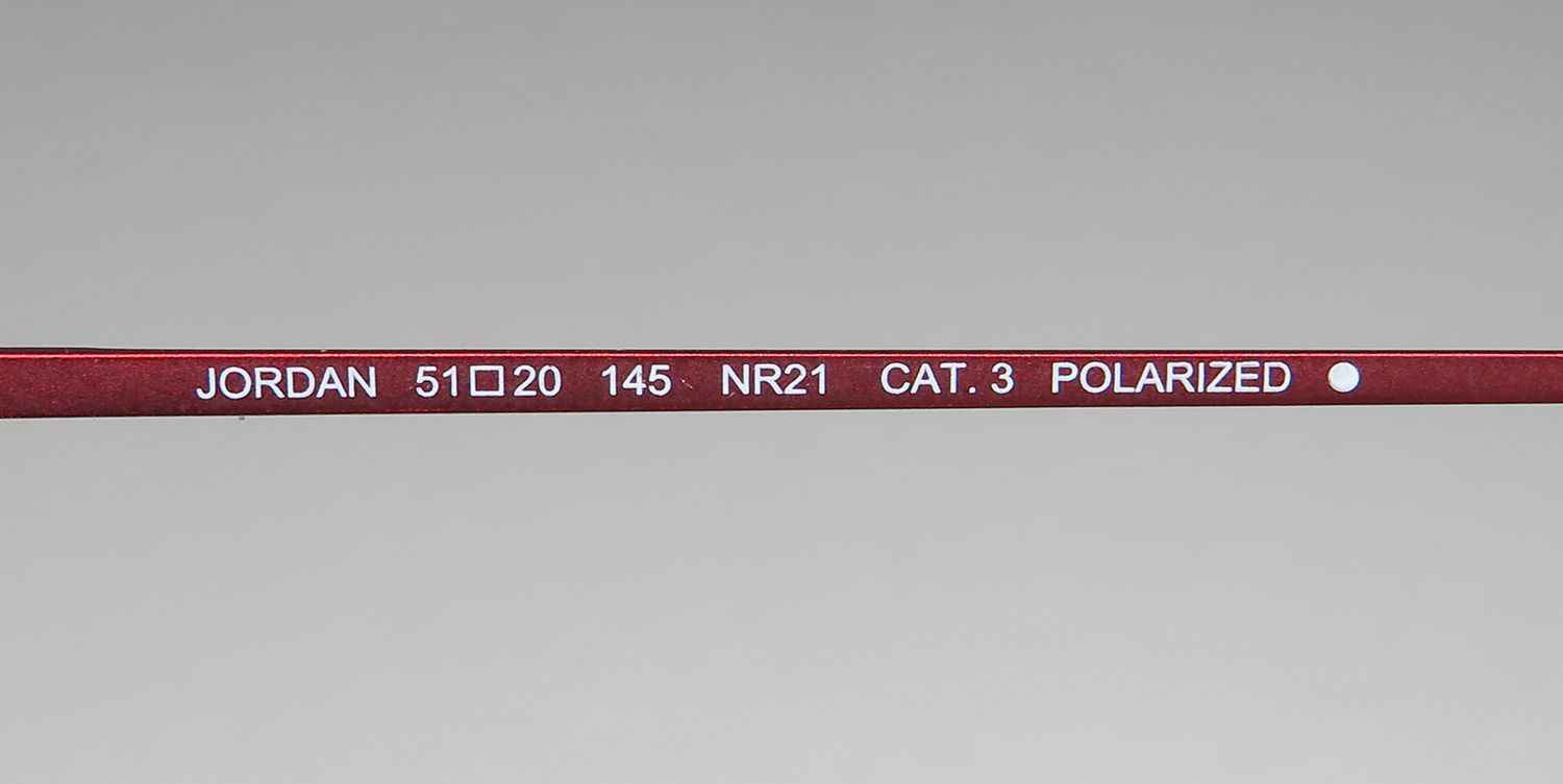 Morel Red Jordan 90022c Sunglasses