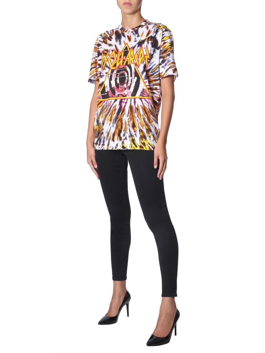 Dsquared Women Tie And Dye Print T-Shirt DestGlow