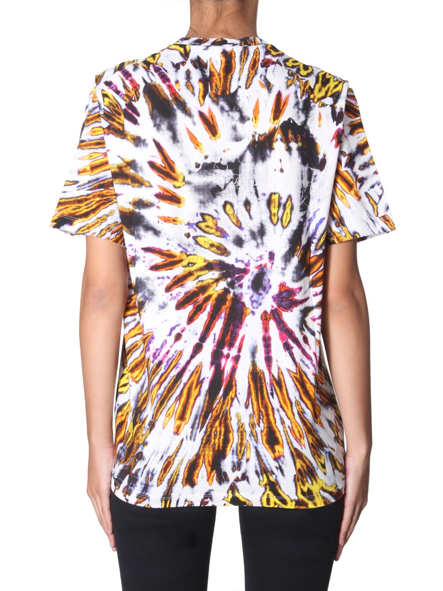 Dsquared Women Tie And Dye Print T-Shirt DestGlow