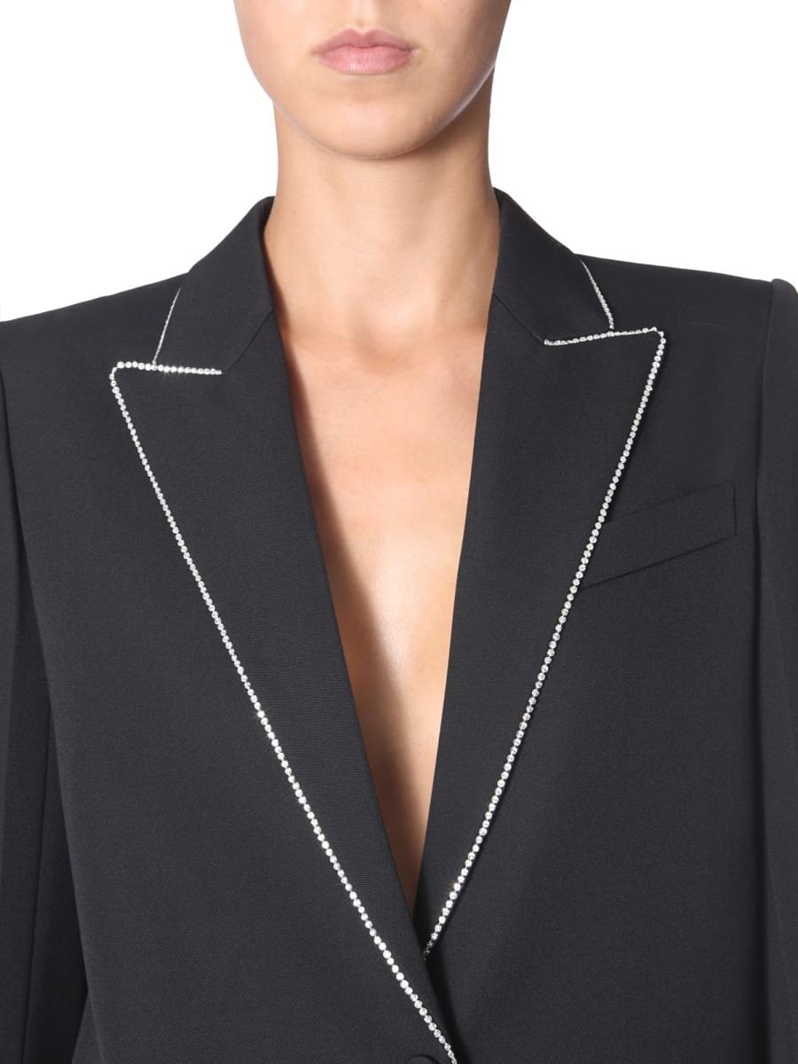 Givenchy Women Wool Blazer With Strass DestGlow