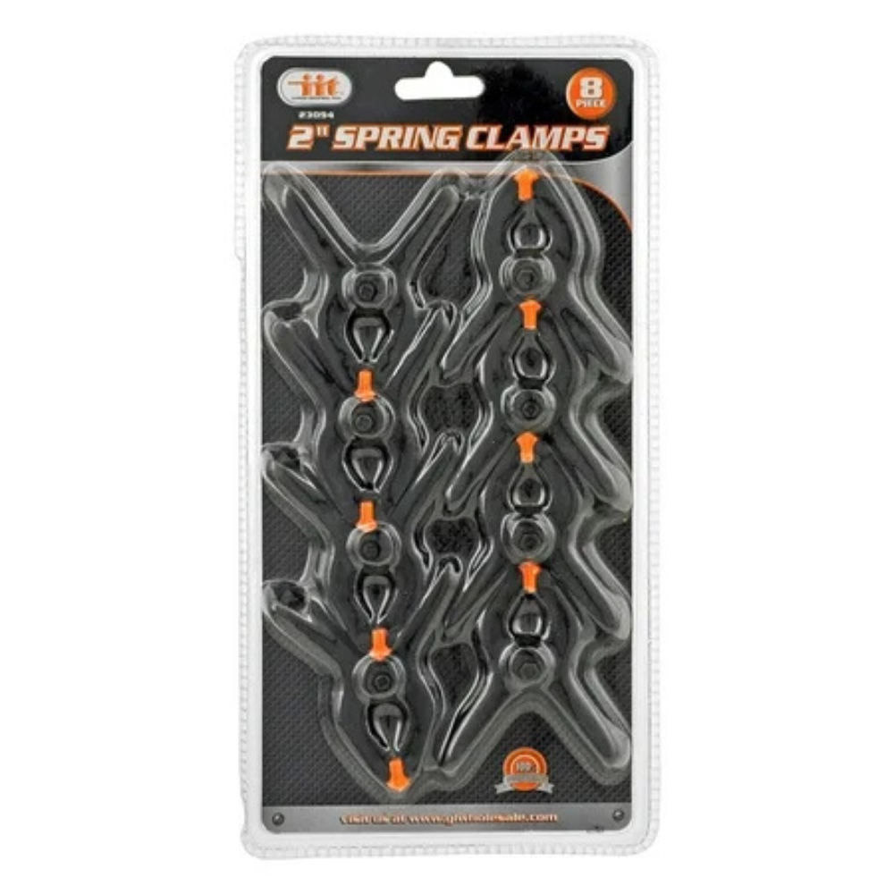 Illinois Industrial Tool 2" Hand Spring Clamp Set (8-Pack) DestGlow