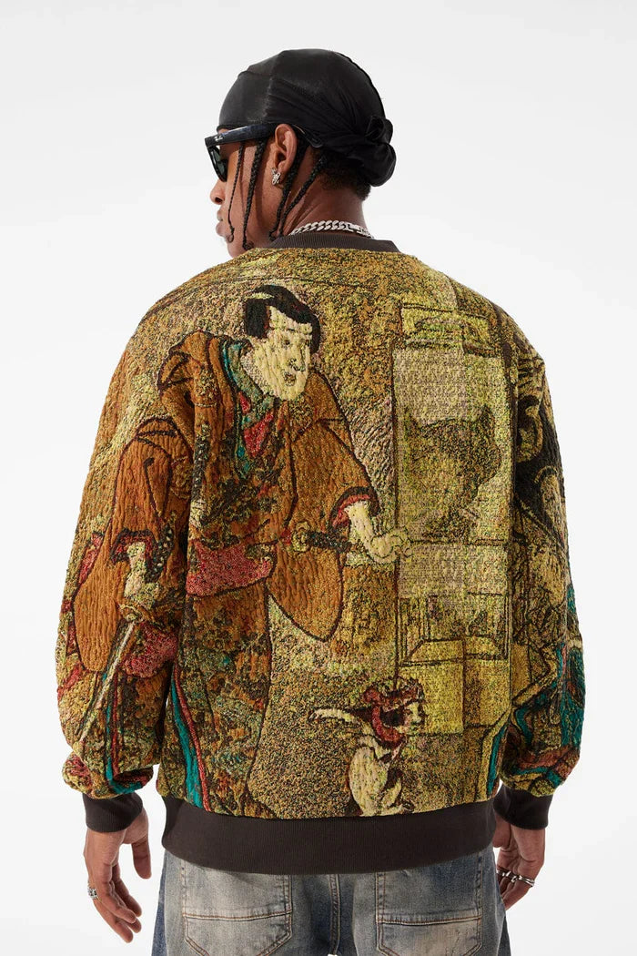 Jordan Craig Tapestry Crewneck - Catfish by Denim Exchange