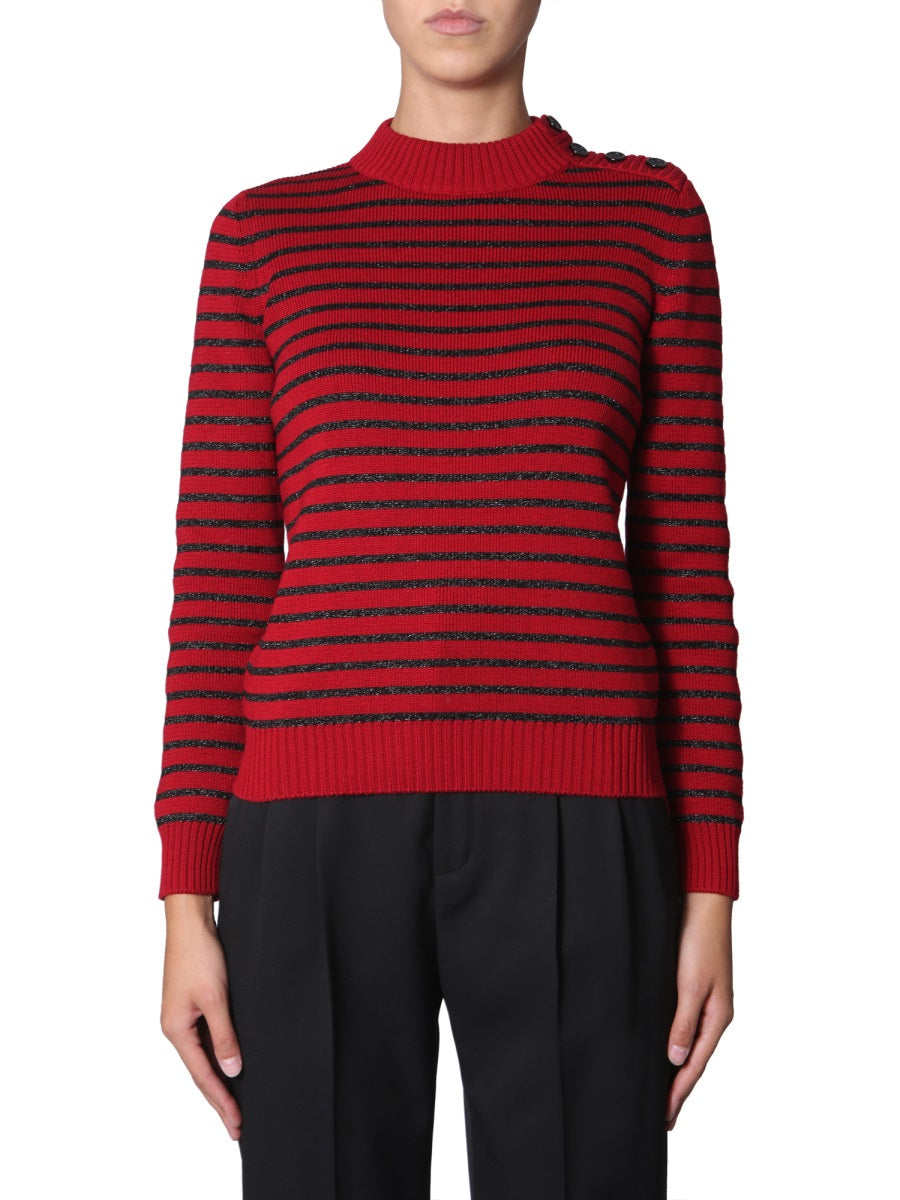 Saint Laurent Women Crew Neck Sweater DestGlow