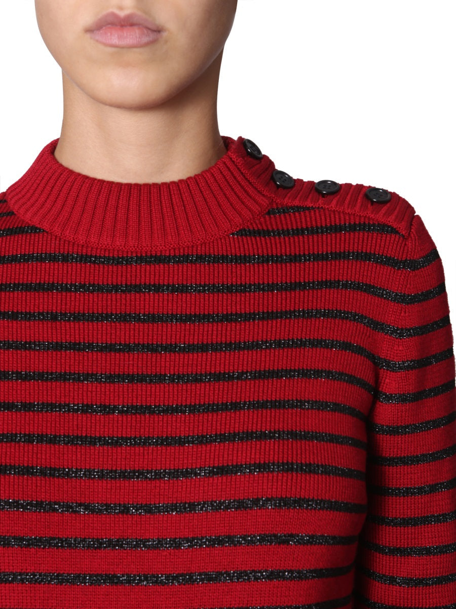Saint Laurent Women Crew Neck Sweater DestGlow