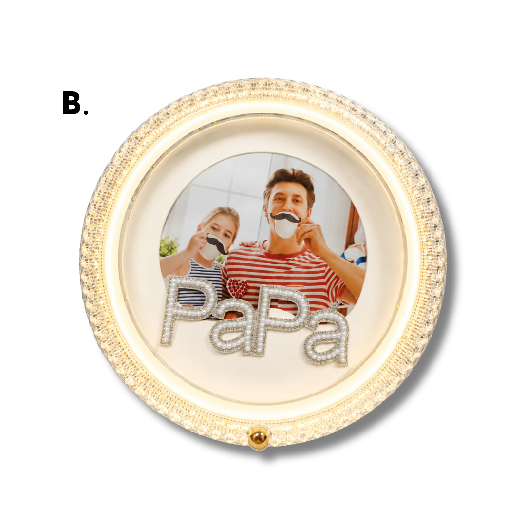 Marco para papá con luz DestGlow