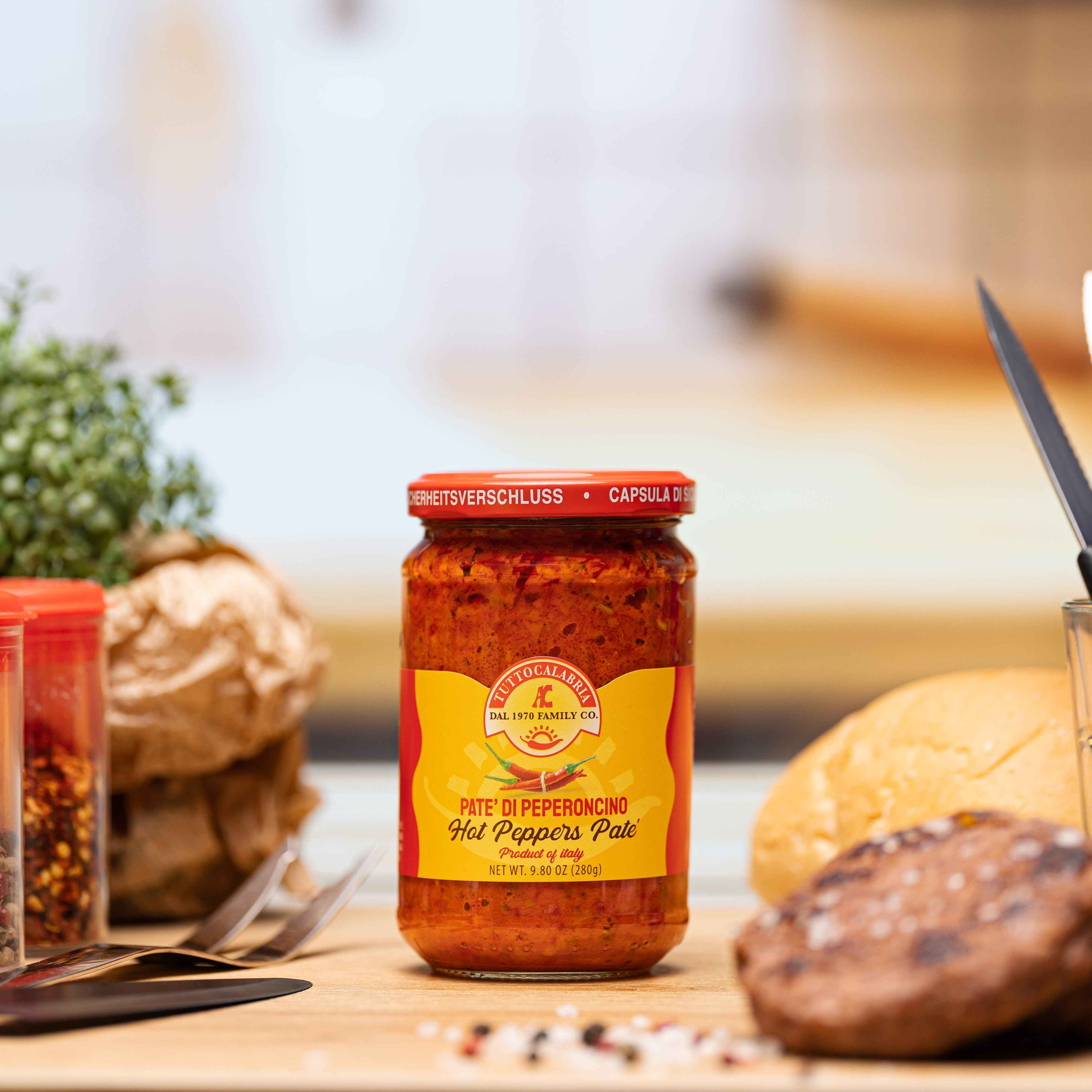 TuttoCalabria Calabrian hot Chili Pepper Pate – 8 oz (227g)