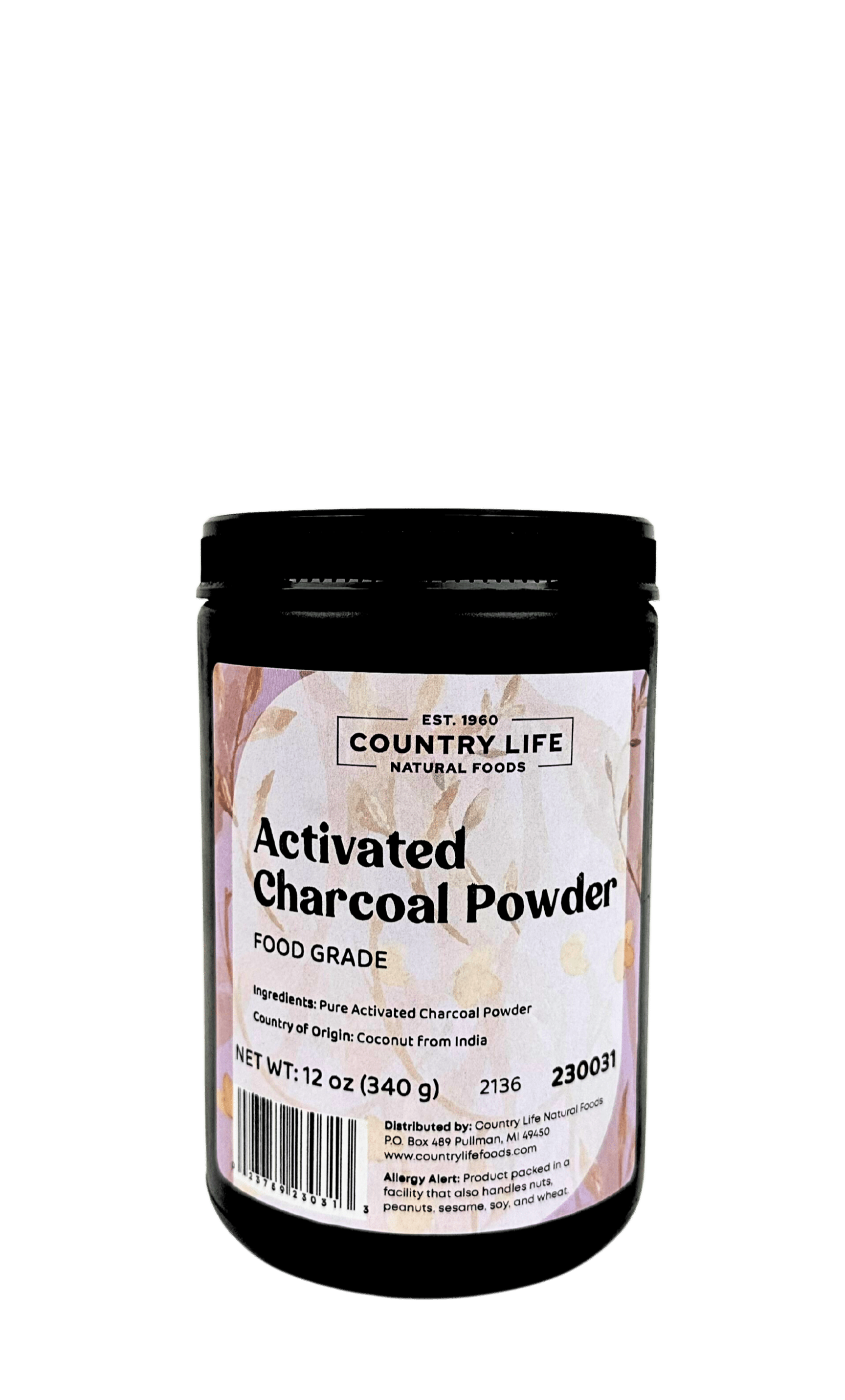 Charcoal Powder, Activated by Country Life Natural Foods