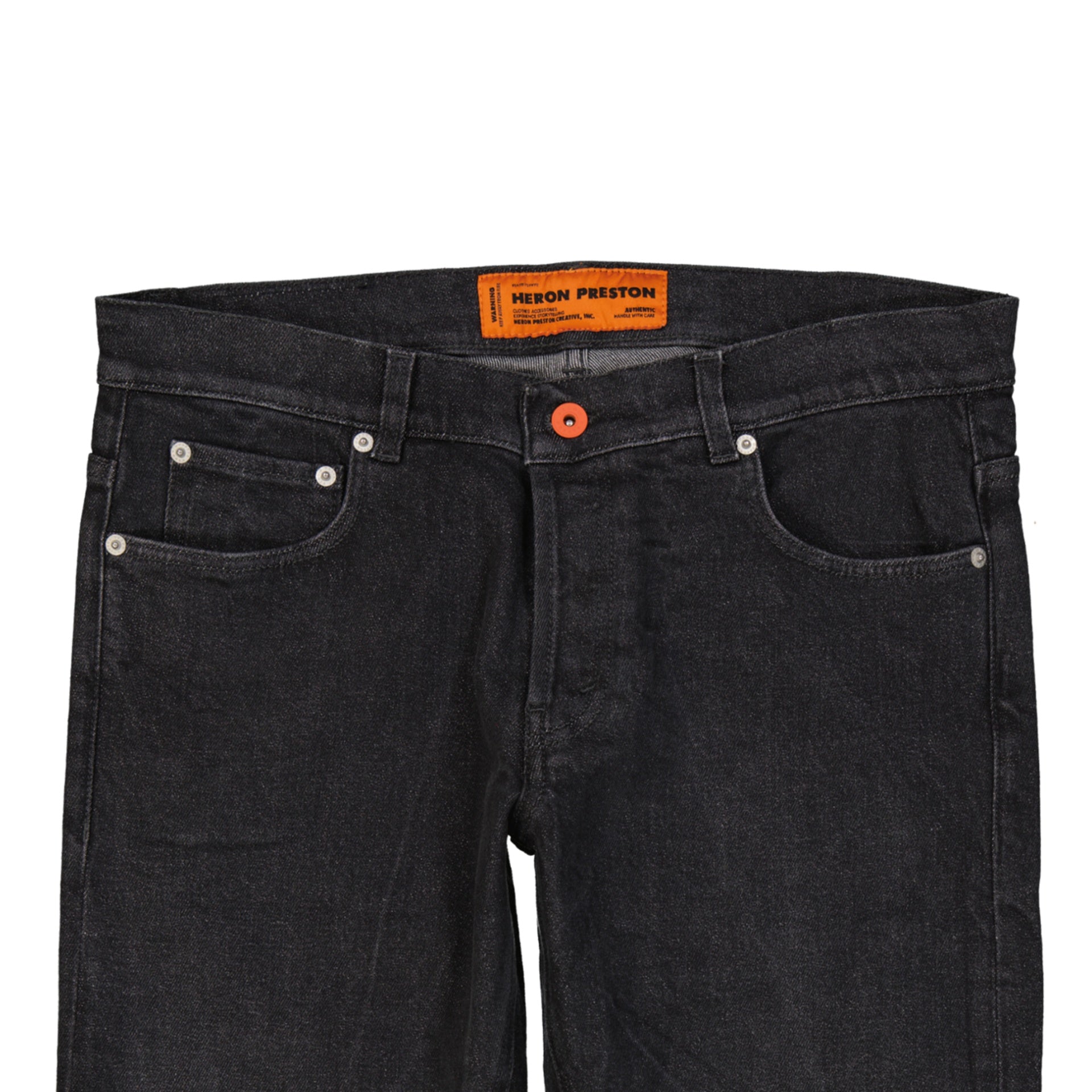 Heron Preston Cotton Denim Slim Jeans Men by Luosophy