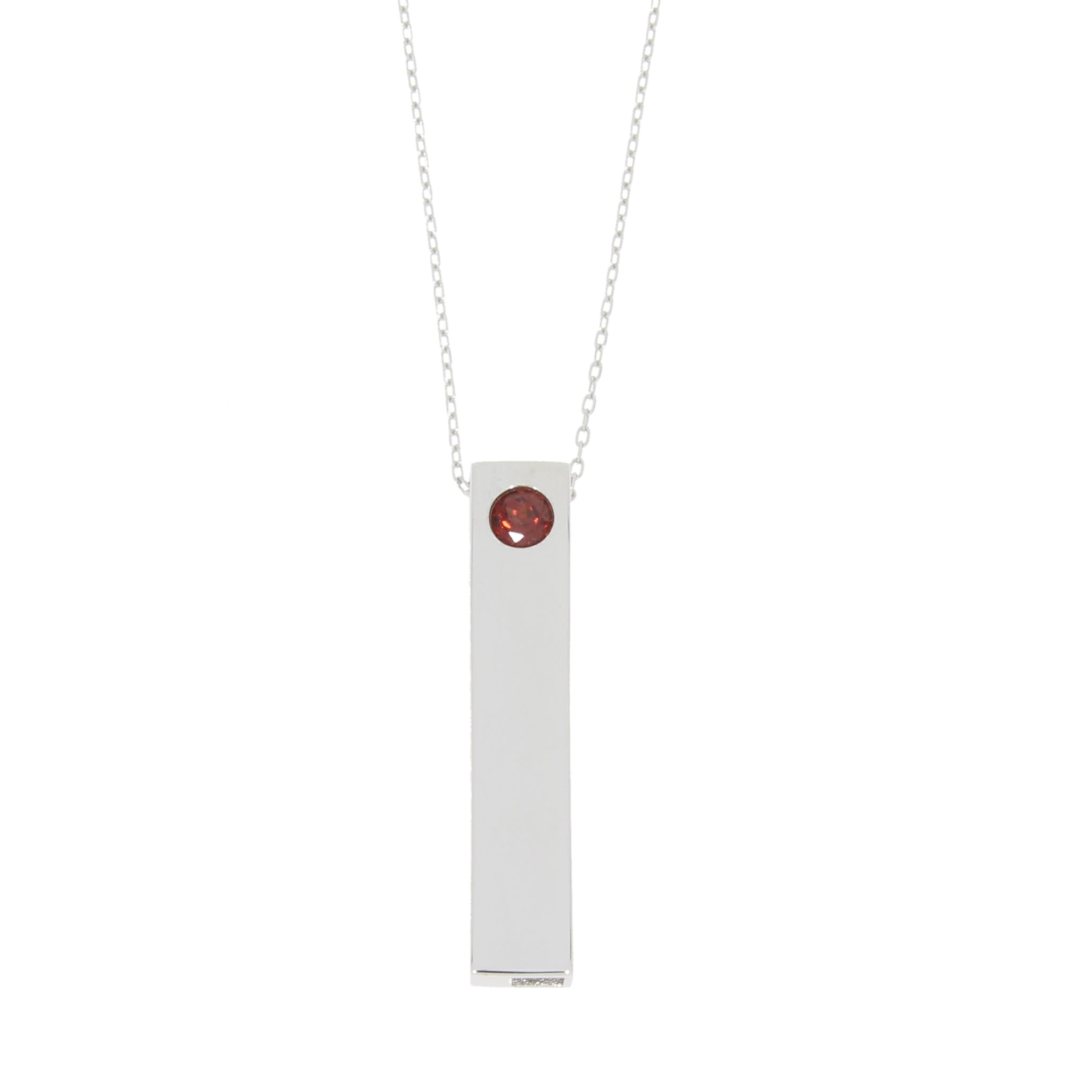 Genuine Garnet Fashion Pendants Sterling Silver by Bids.com