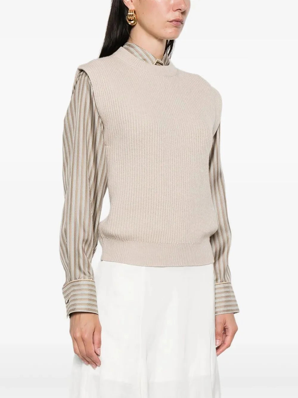 Brunello Cucinelli Women Knitted Vest by Luosophy