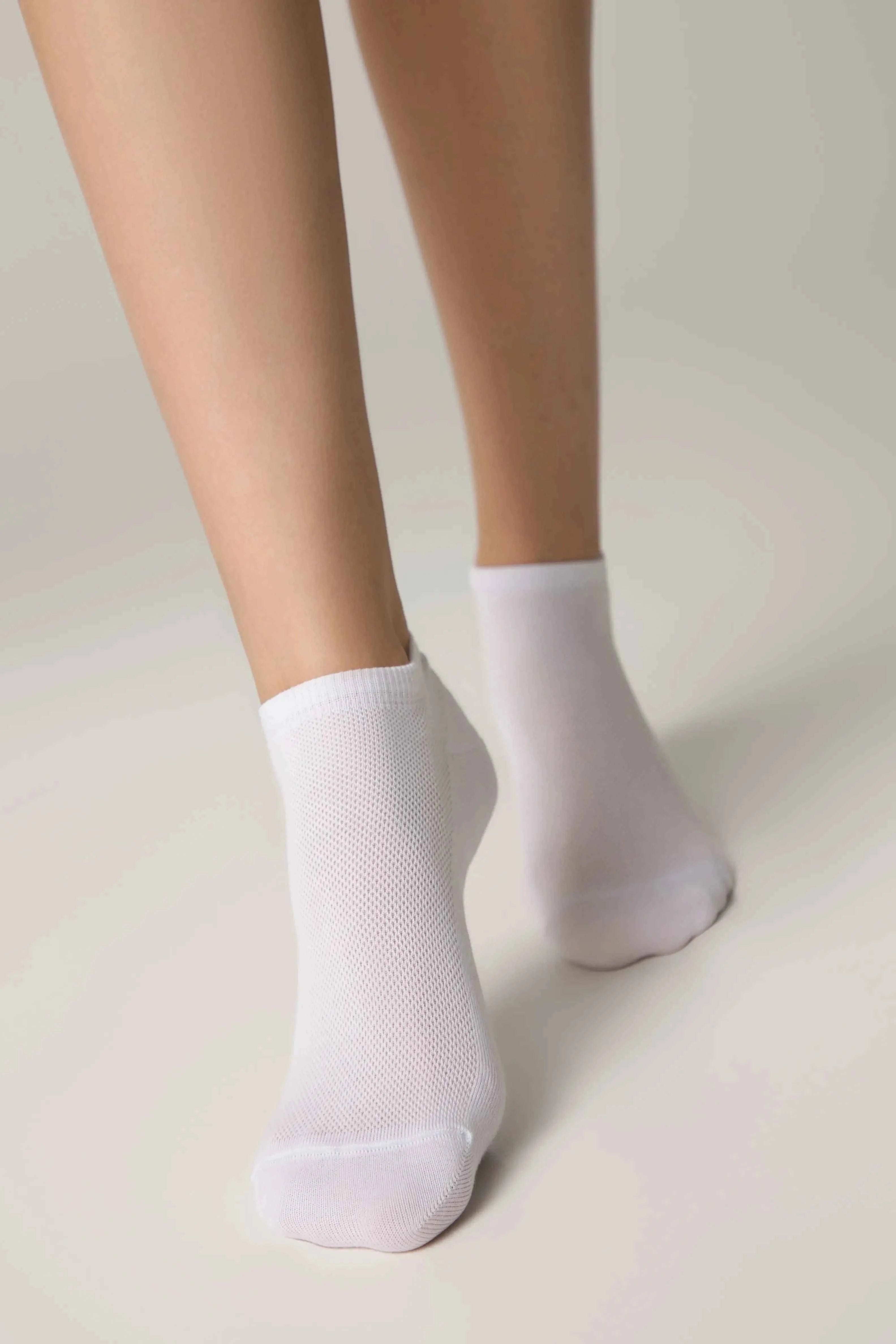 Cotton Ankle Socks Conte Active - Mesh Pattern 484 - DestGlow