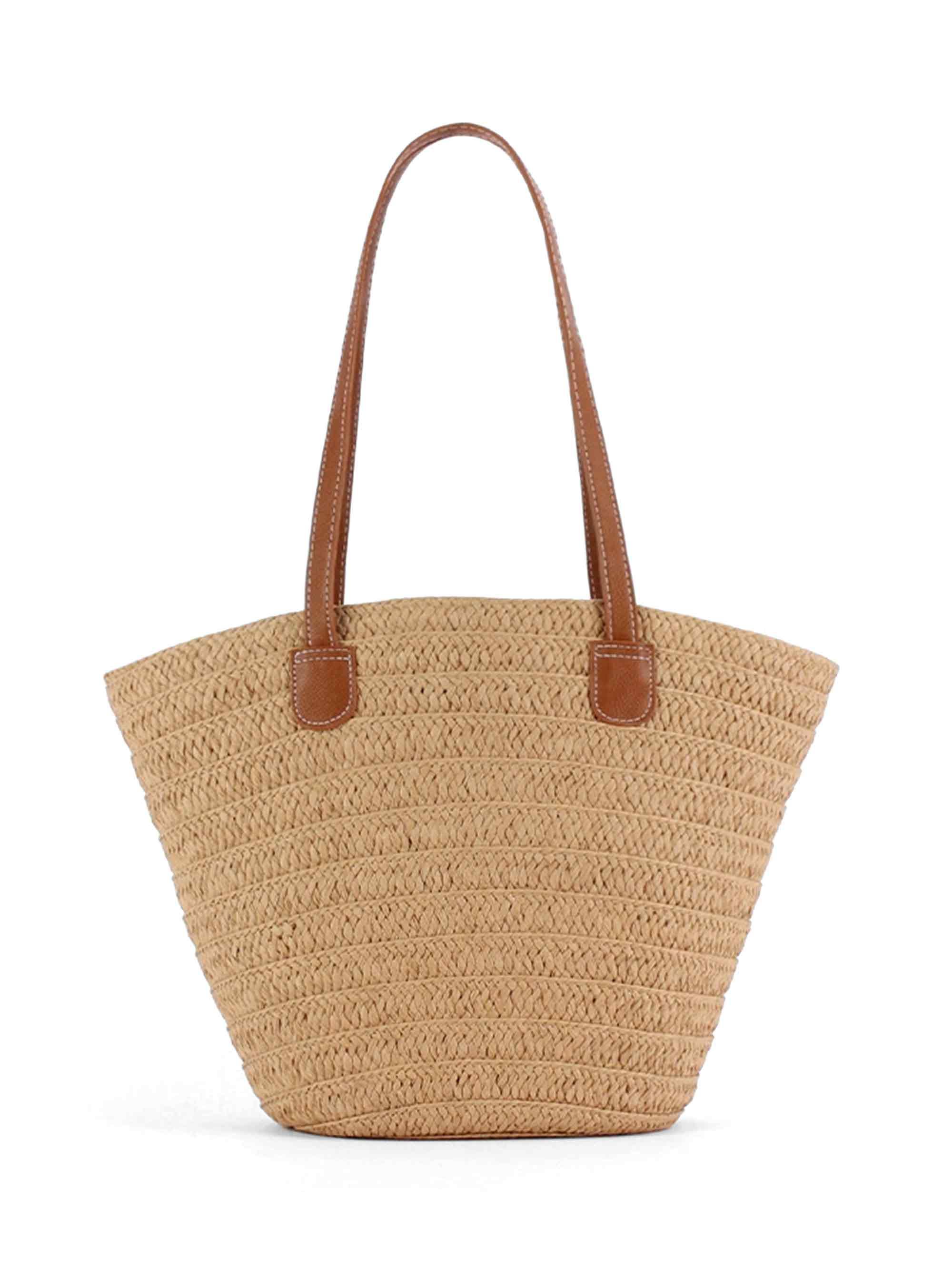 Flat Strap Trapezoid Tote DestGlow
