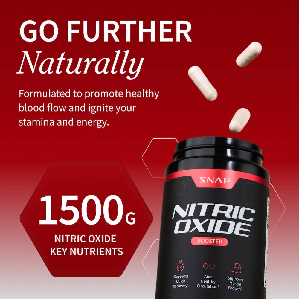 Nitric Oxide Boost Package with FREE Shaker by Snap Supplements