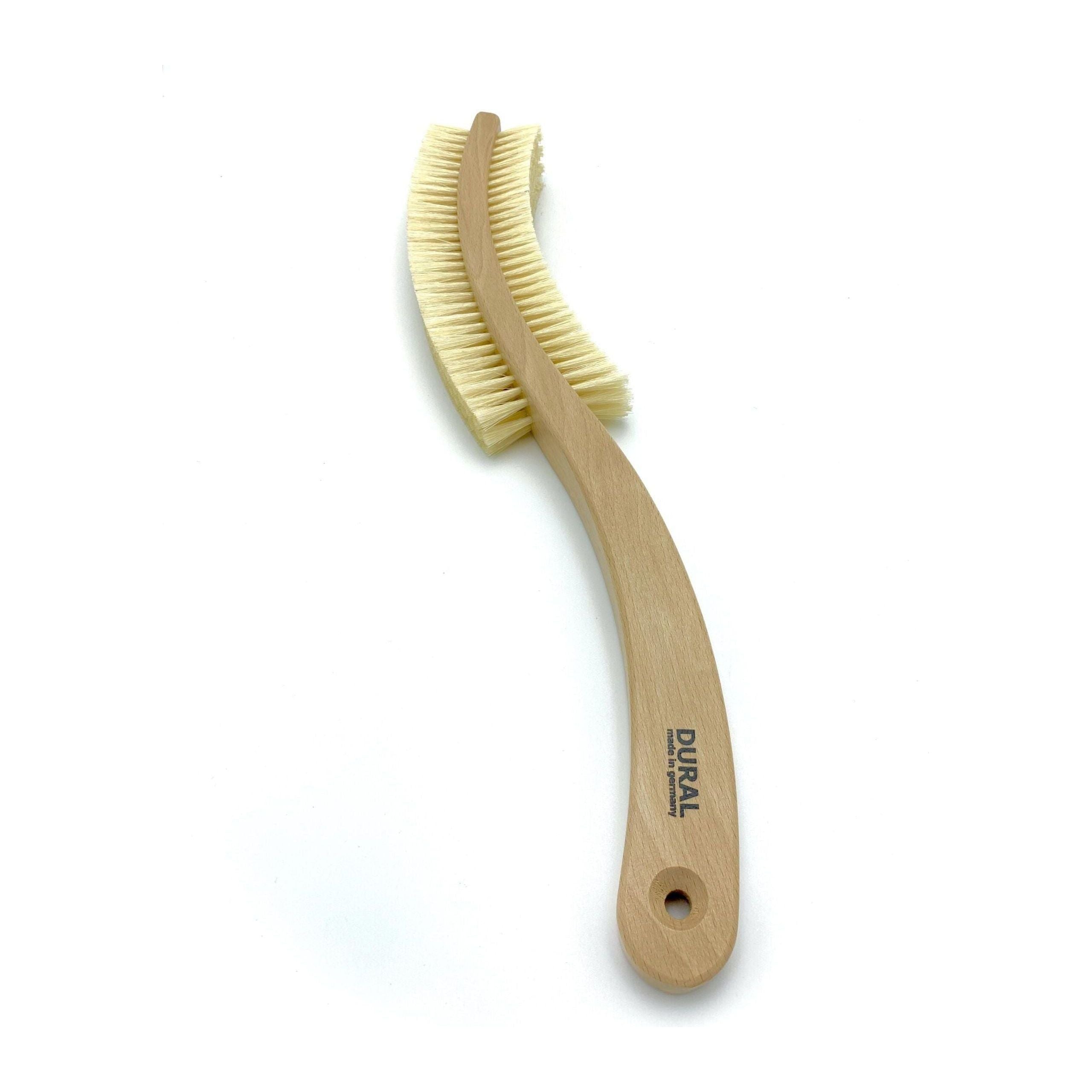 Dural Allo Bath Brush For Dry Massage Pure Natural Bristles Lacquered Beech Wood by Pasteur Pharmacy