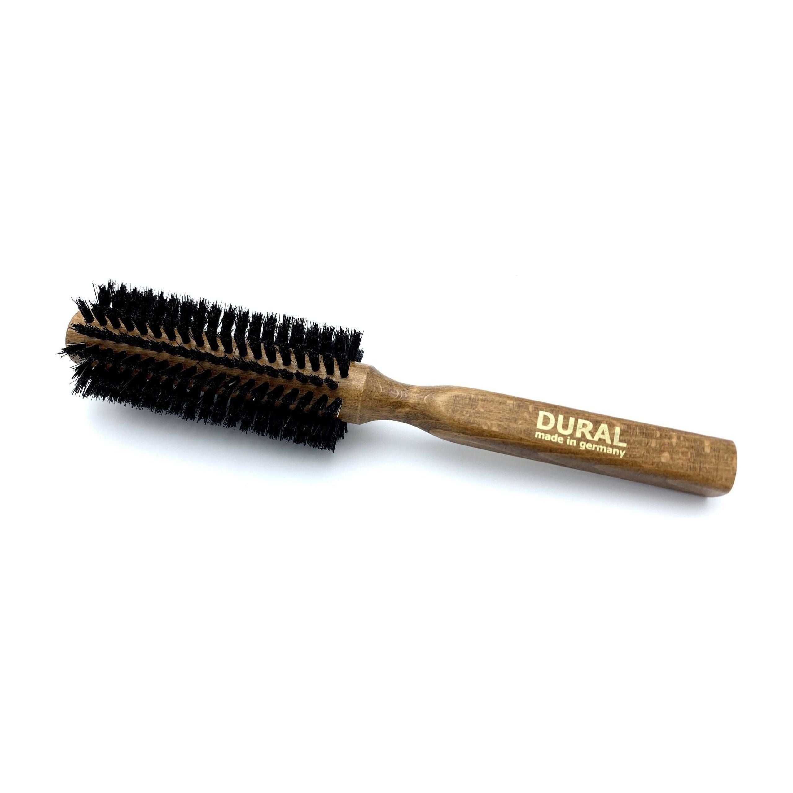 Dural Round Styler Hair Brush For Styling & Care Boar Bristles Beech Wood by Pasteur Pharmacy