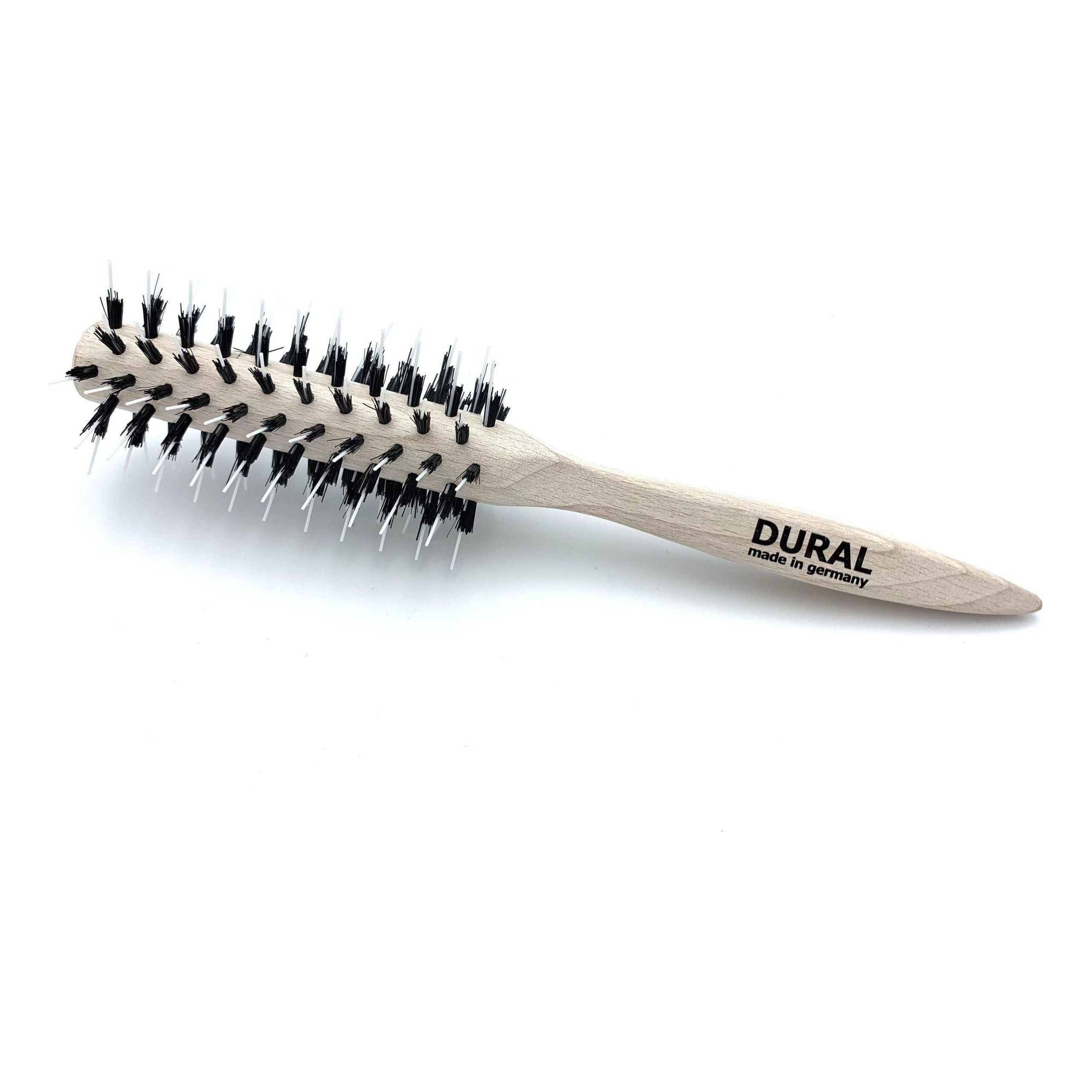 Dural Pin Styler hair Brush for Styling & Care Boar Bristler & White Nylon pin beech Wood by Pasteur Pharmacy