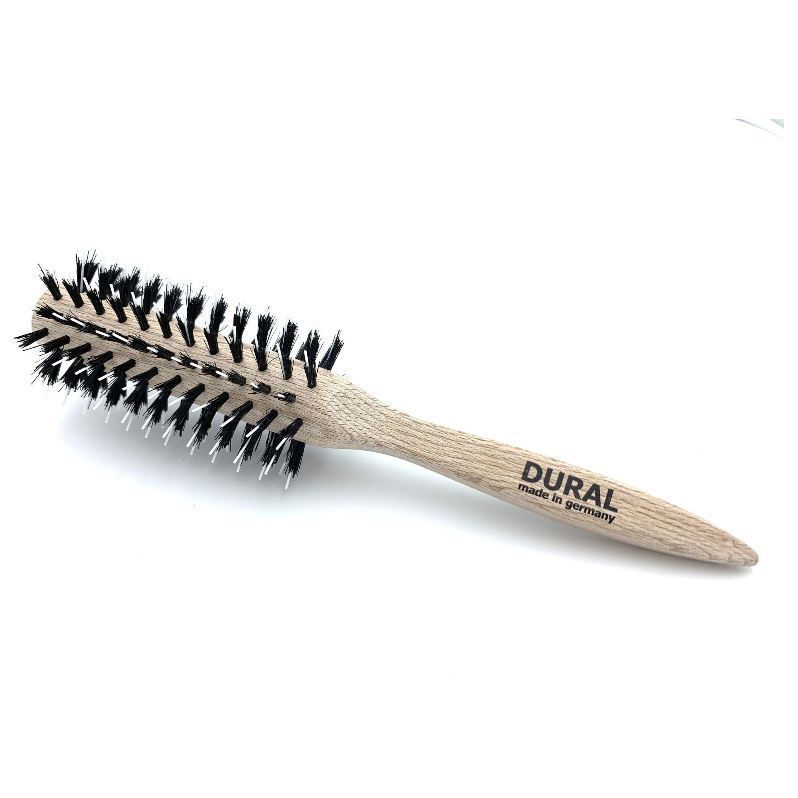 Dural Pin Styler hair Brush for Styling & Care Boar Bristler & White Nylon pin beech Wood by Pasteur Pharmacy