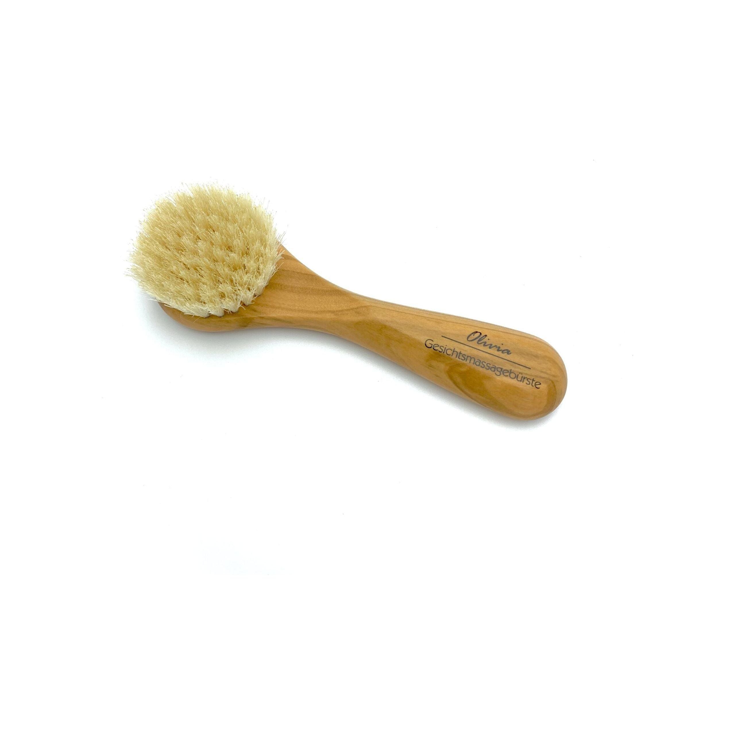 Dural Face & Skin Brush Natural Bristles Olive Wood by Pasteur Pharmacy