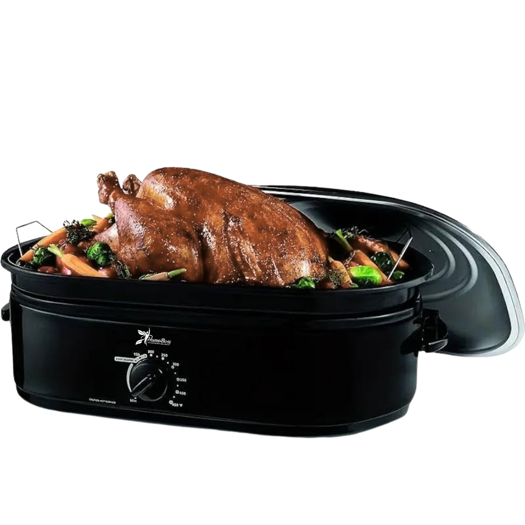 Home Boss 28 lb Electric Roaster Oven (22 qt) DestGlow